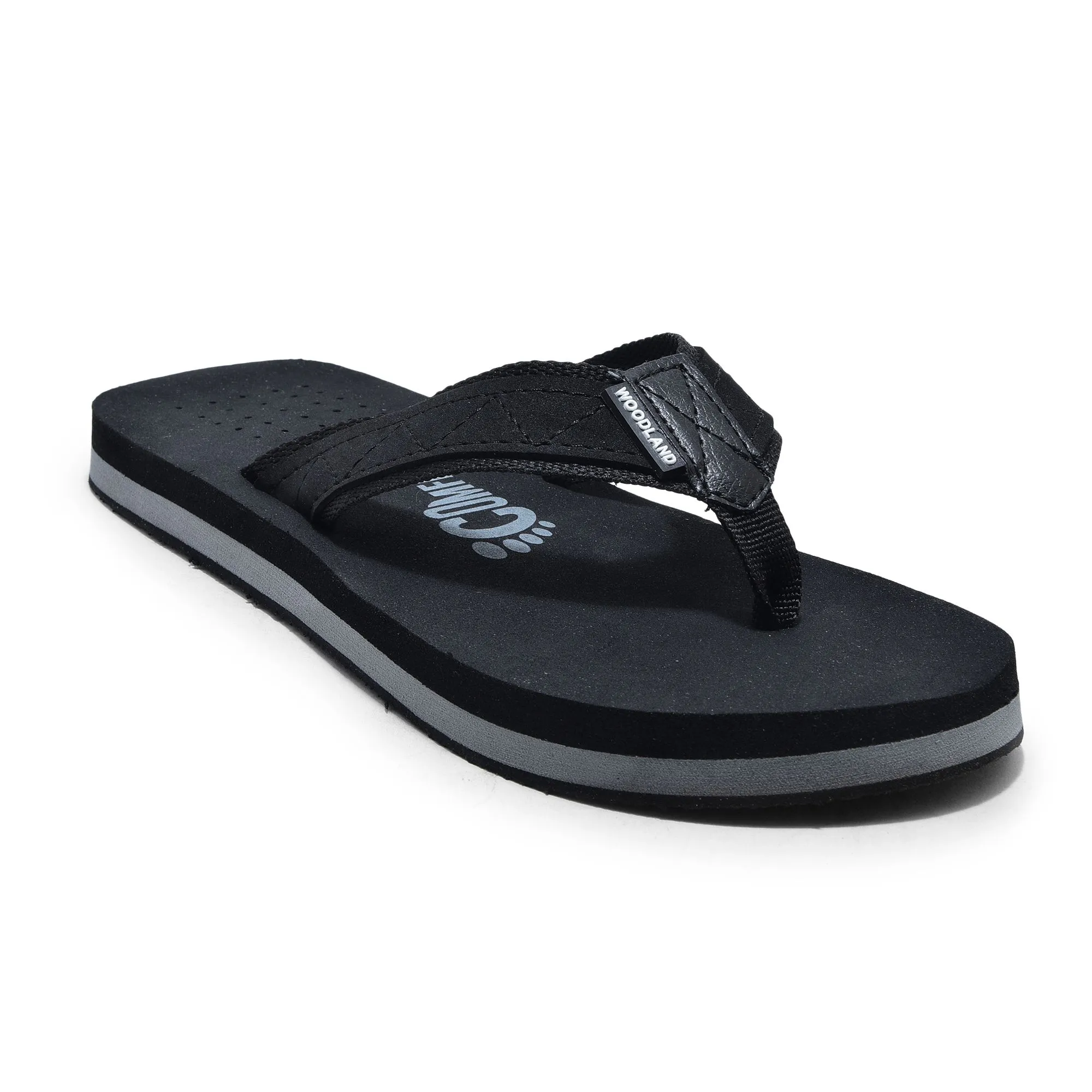 Black slipper for men - Thumbnail 7