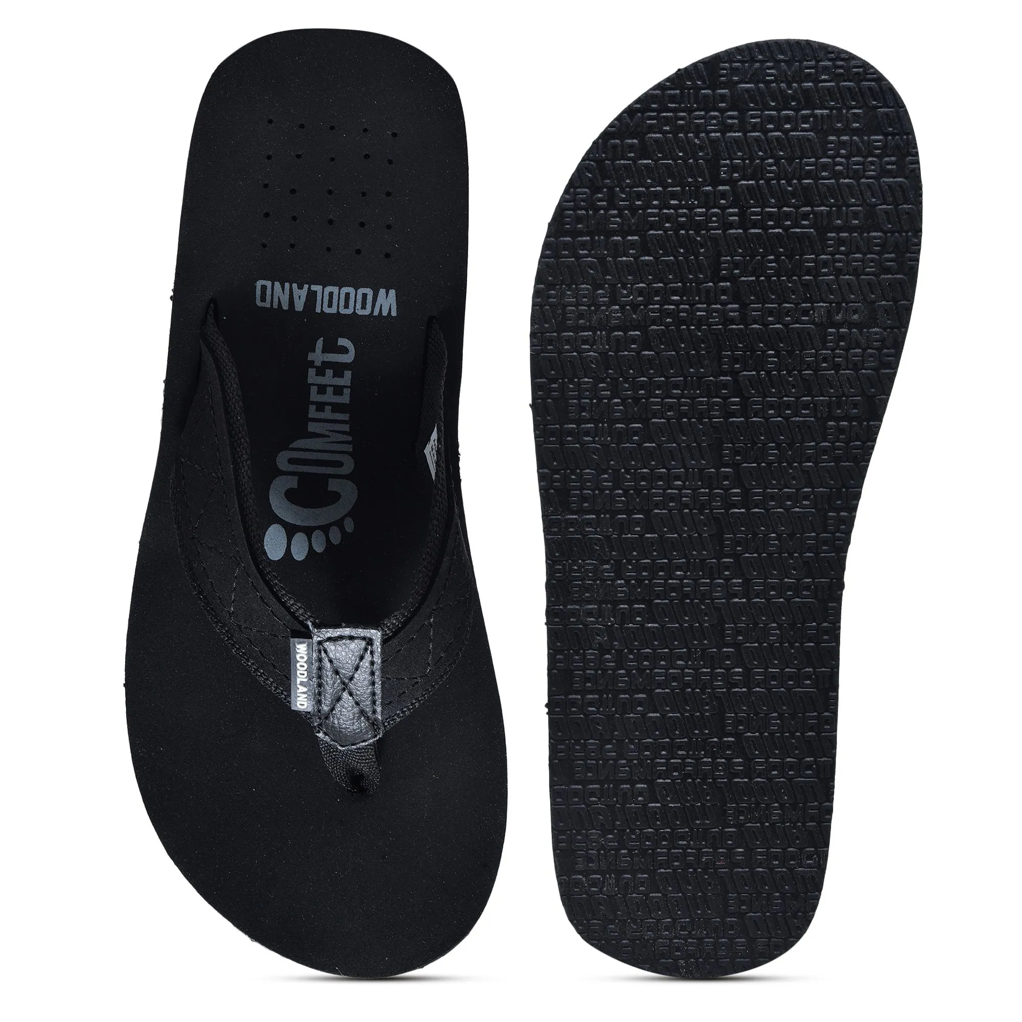Black slipper for men - Thumbnail 8