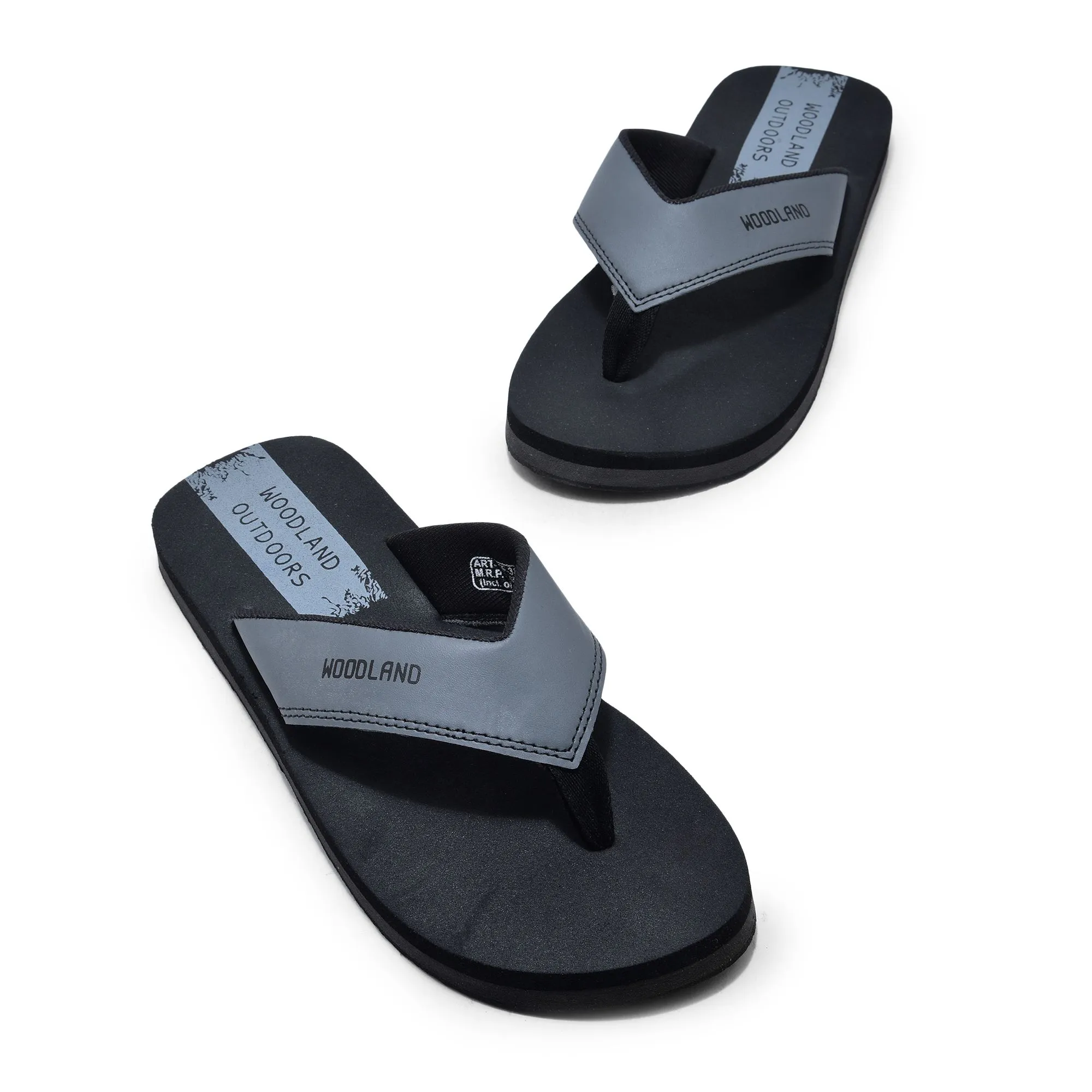 Black slipper for men - Thumbnail 2