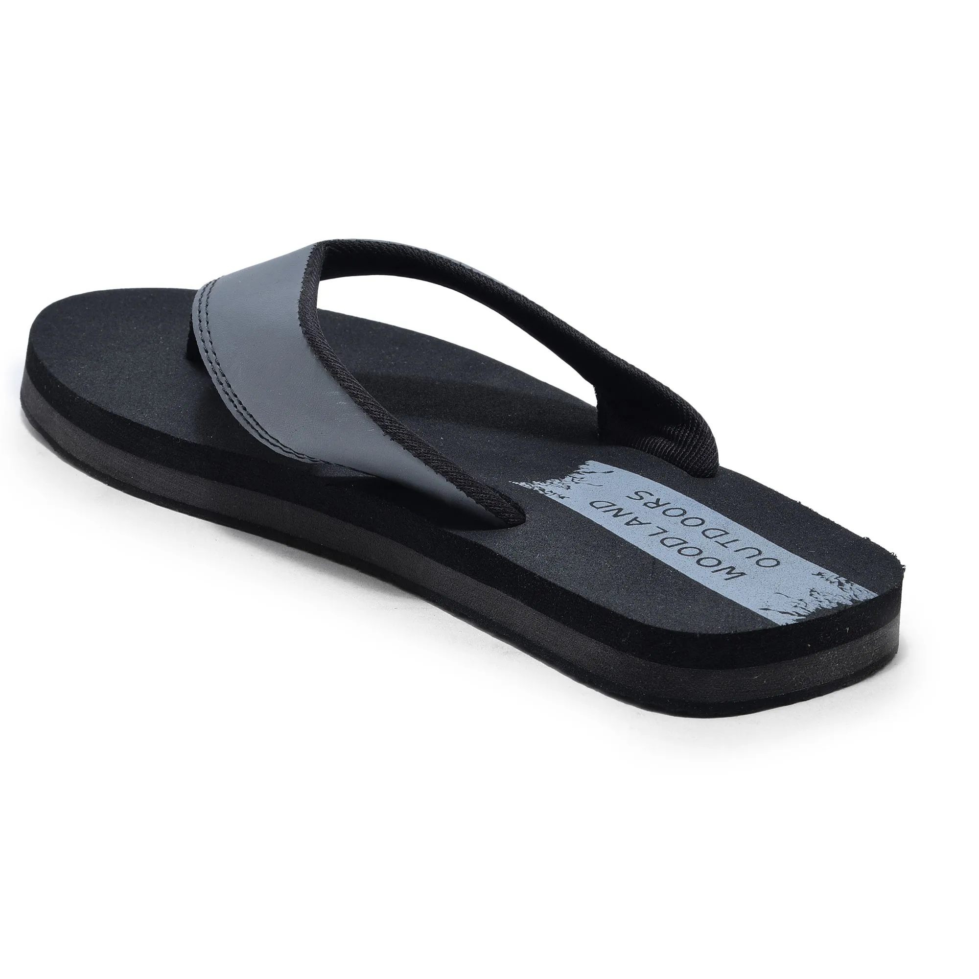 Black slipper for men - Thumbnail 5