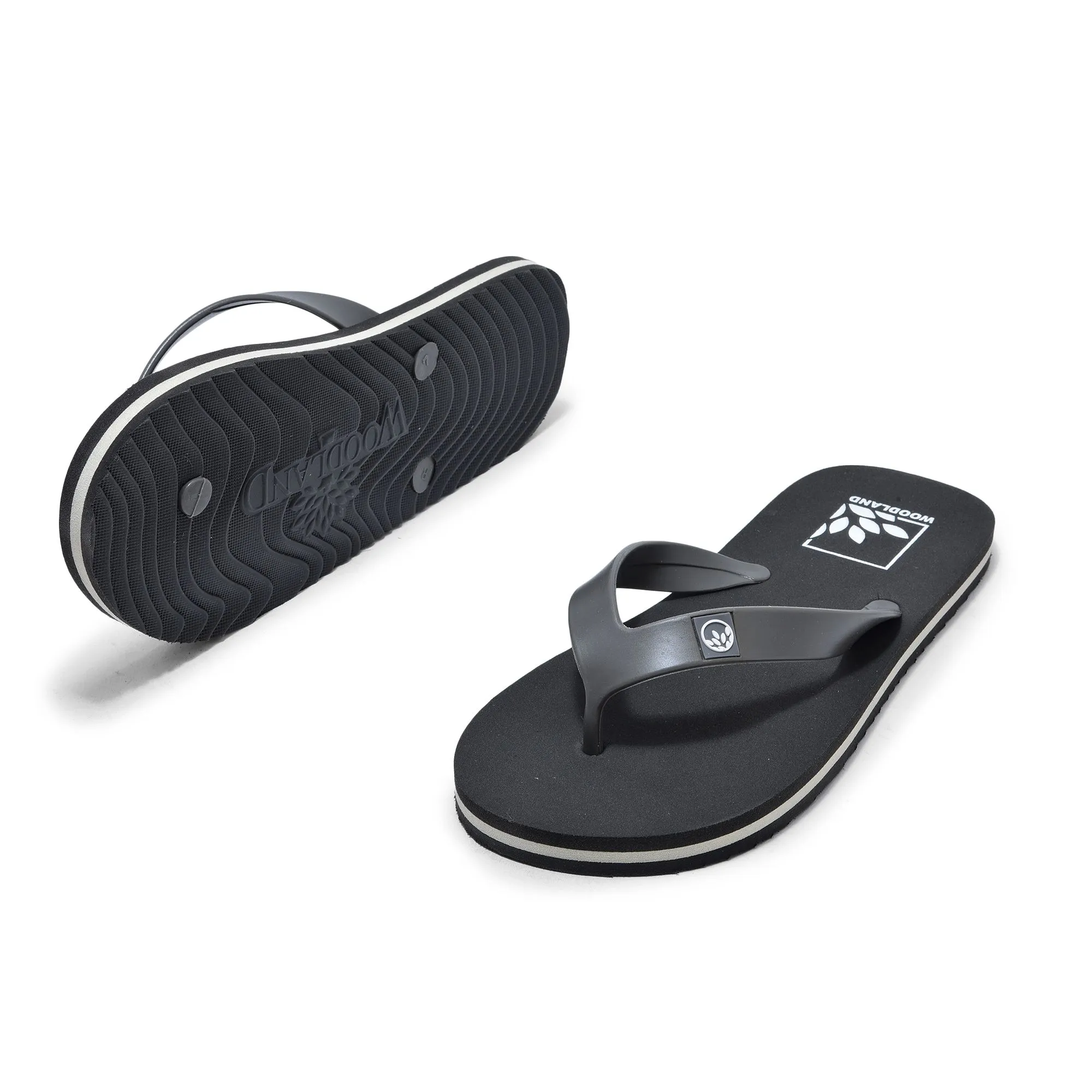 Black slipper for men - Thumbnail 4