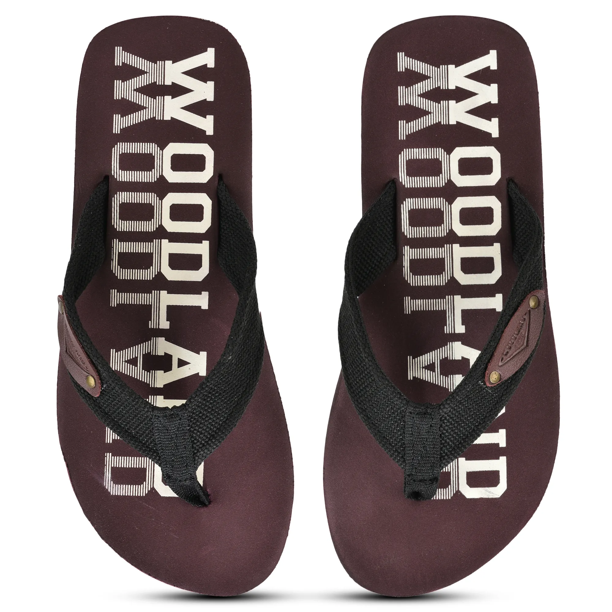 Maroon flip-flop for Men - Thumbnail 4