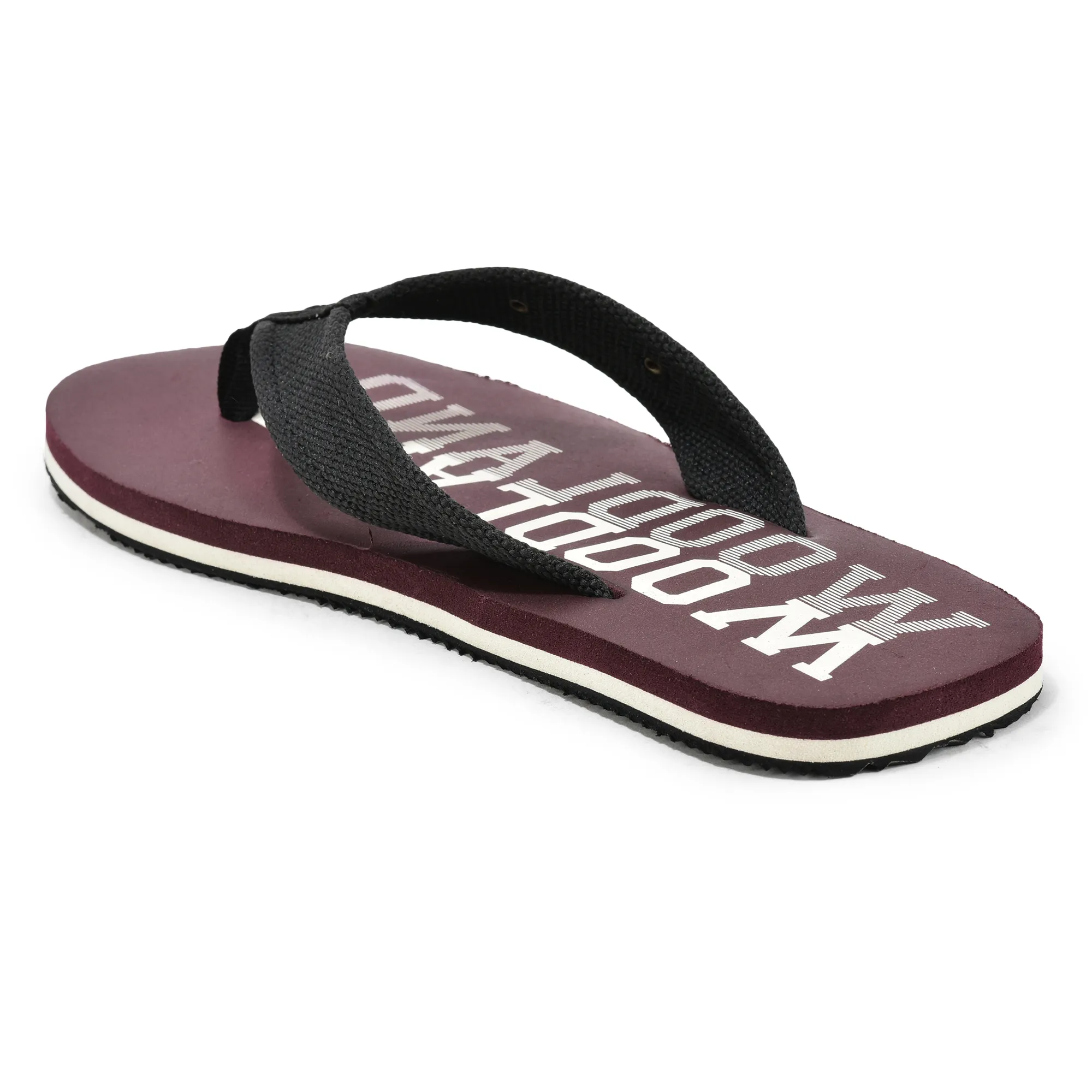Maroon flip-flop for Men - Thumbnail 6