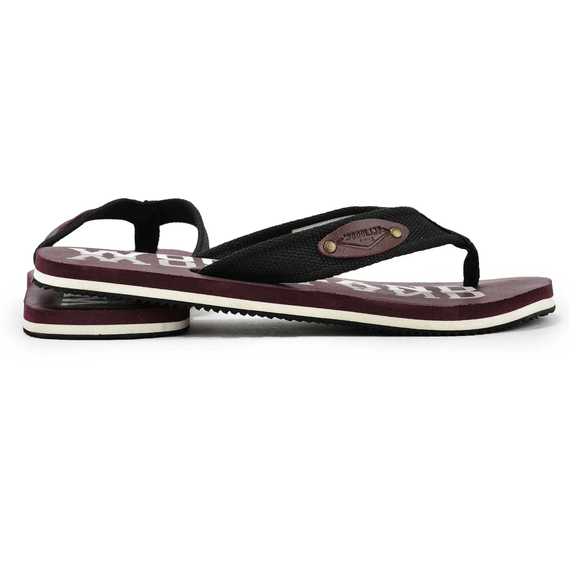 Maroon flip-flop for Men - Thumbnail 10