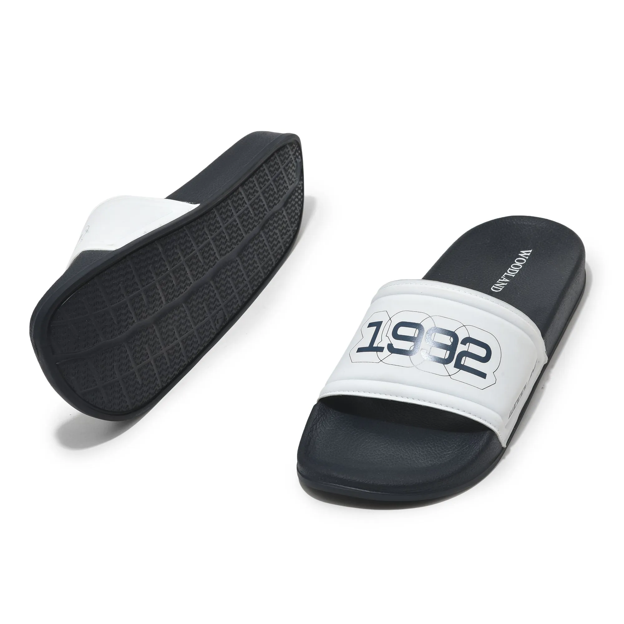 Navy Slide sandal for men - Thumbnail 4