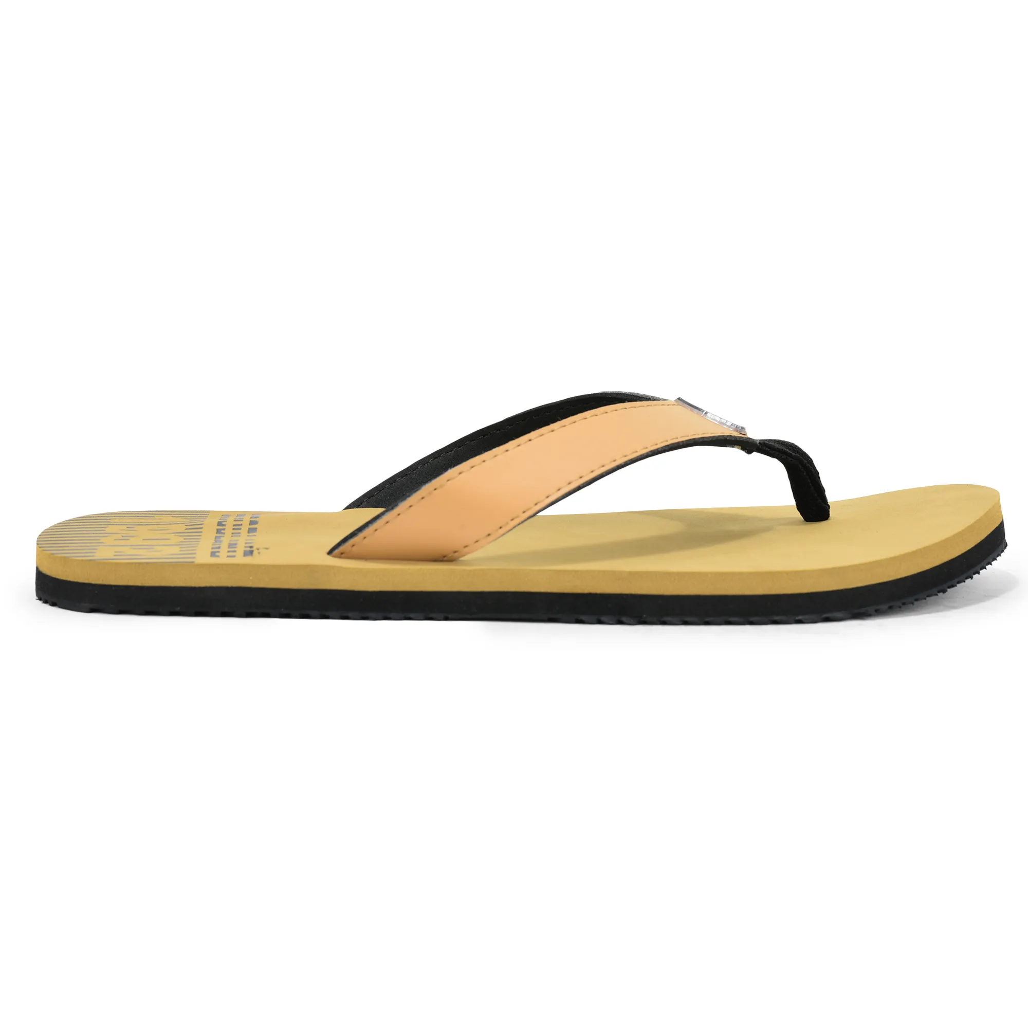 Woodland Lightweight Camel Flip-Flops for Men - Image 1