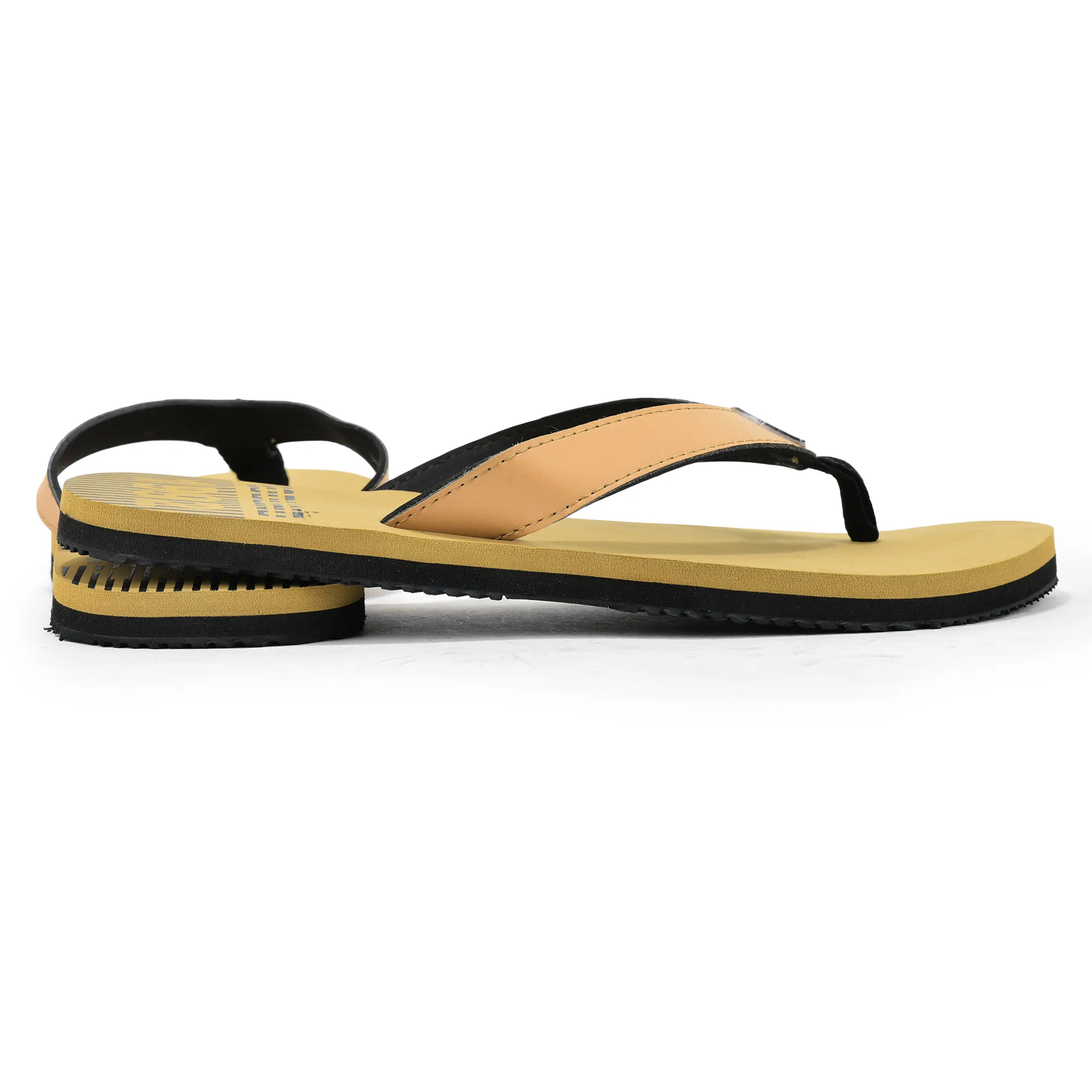 Woodland Lightweight Camel Flip-Flops for Men - Thumbnail 10