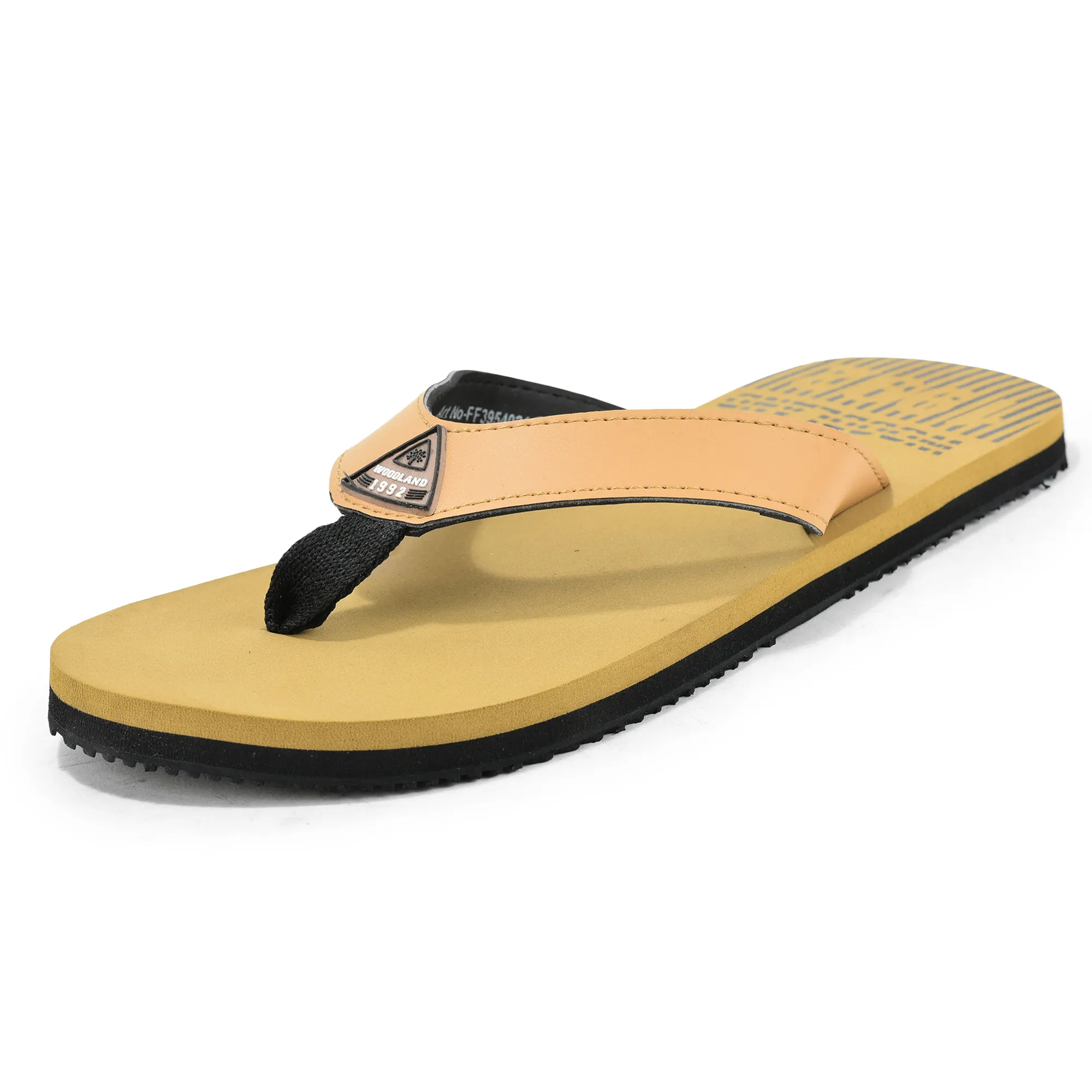 Woodland Lightweight Camel Flip-Flops for Men - Thumbnail 11