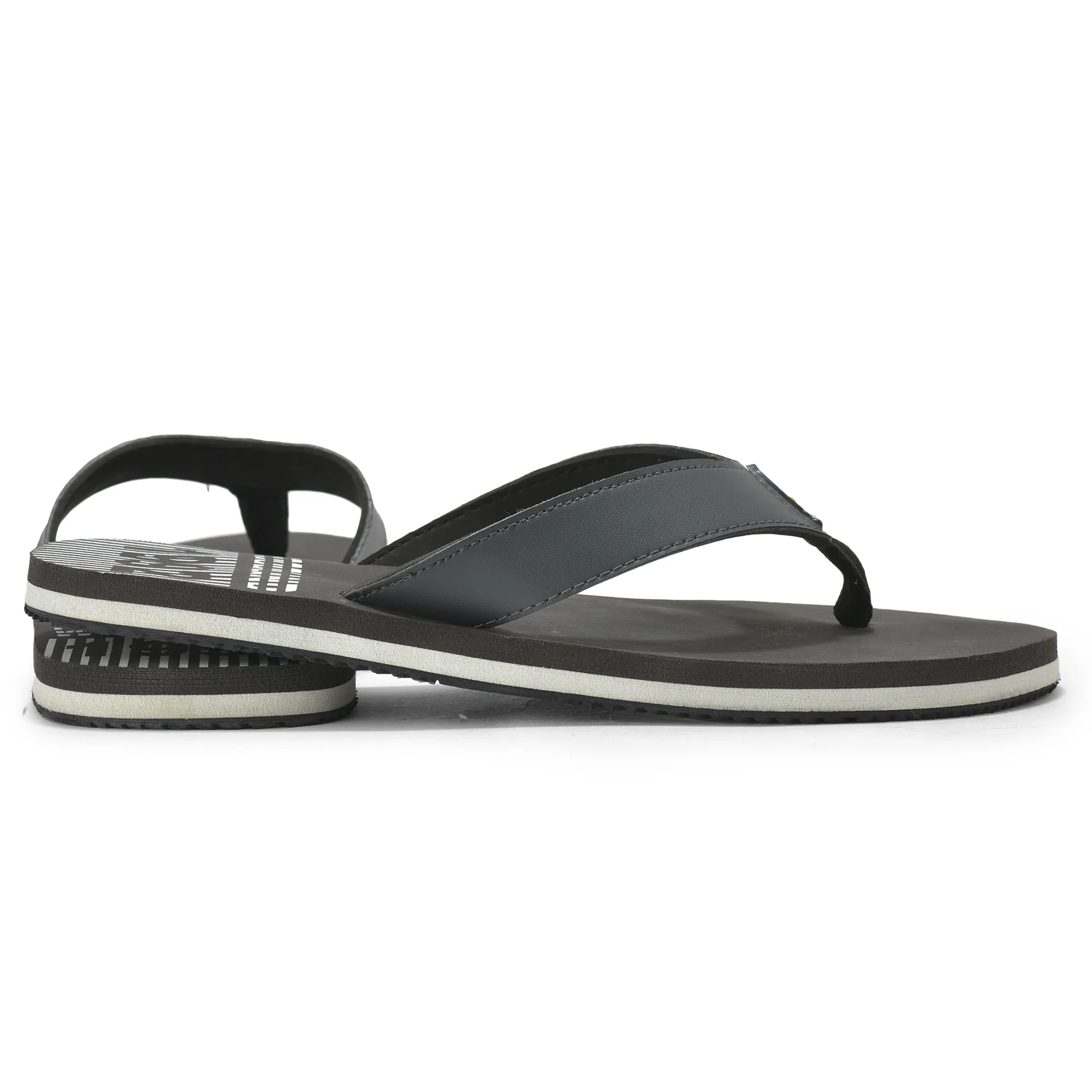 Woodland Lightweight Dgrey Flip-Flops for Men - Thumbnail 10