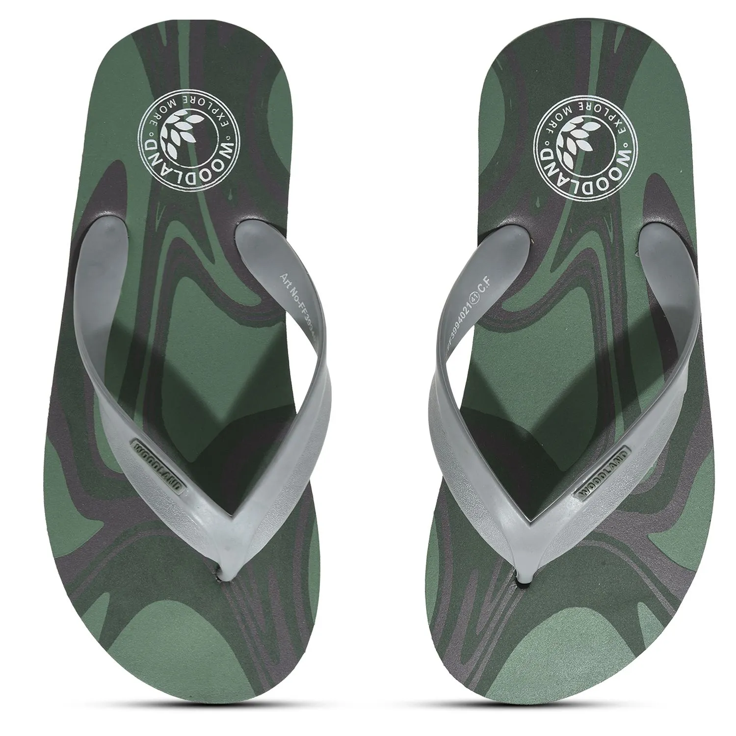 Olive Slide sandal for men - Thumbnail 3