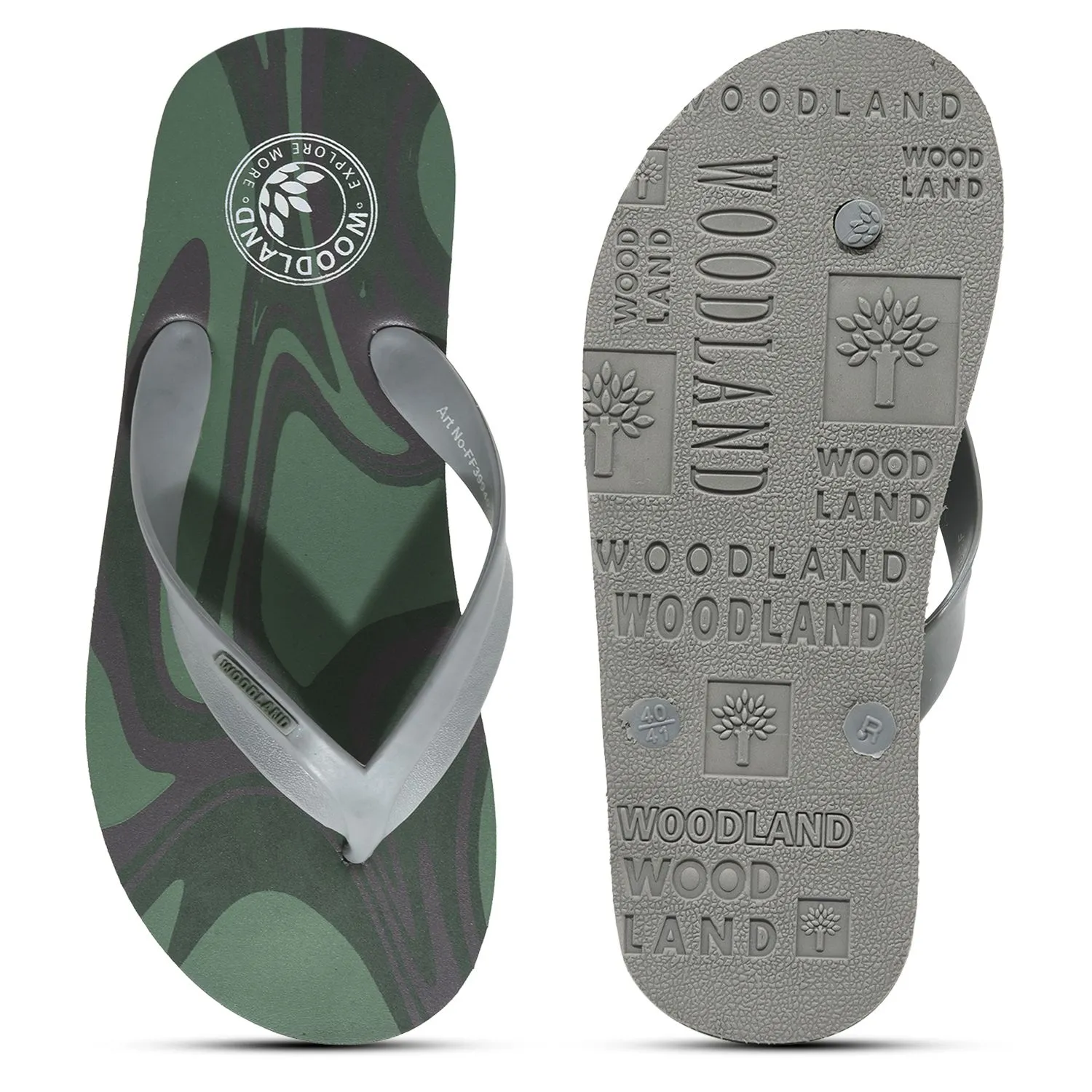 Olive Slide sandal for men - Thumbnail 7
