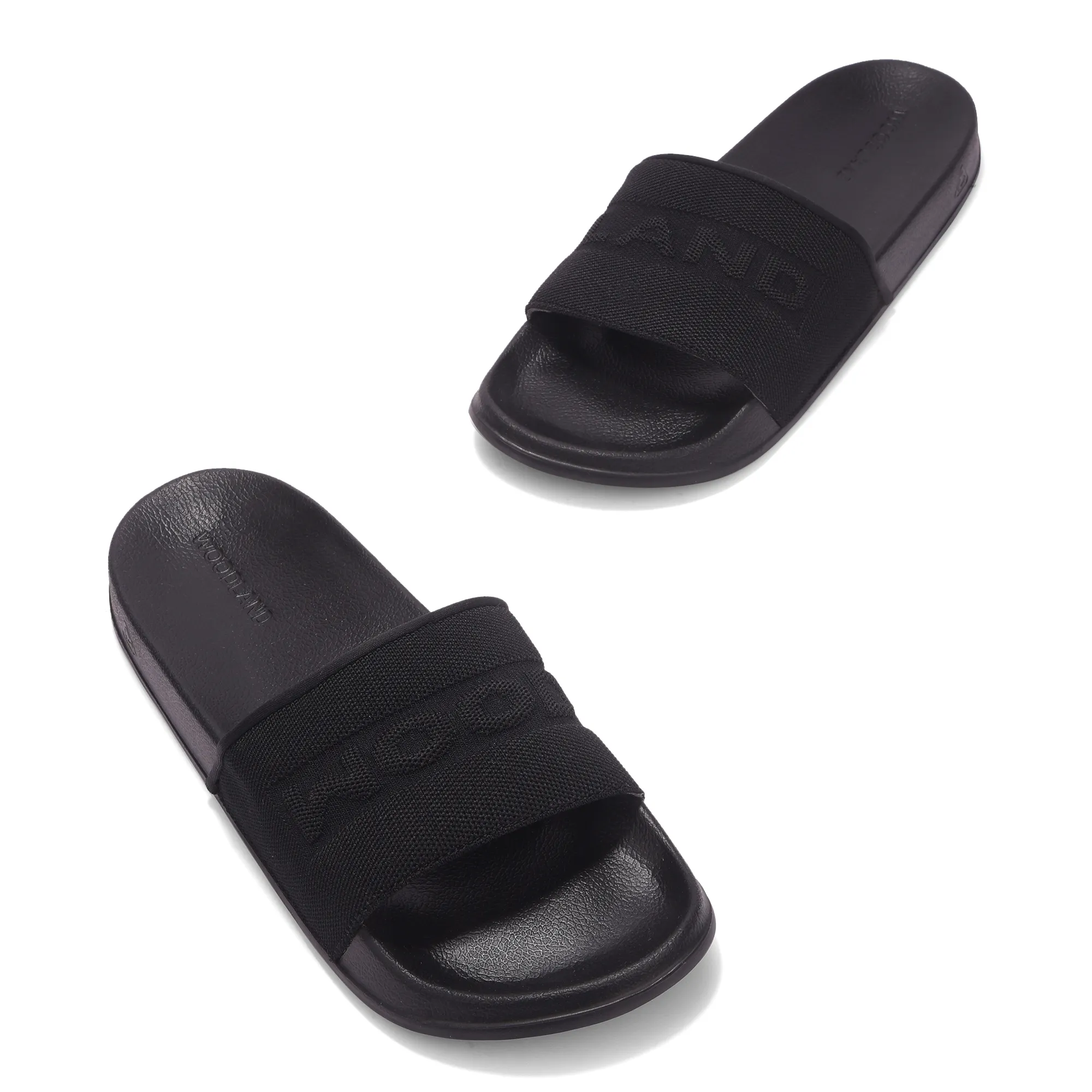 Black Slipper Flip Flops For Men - Thumbnail 4