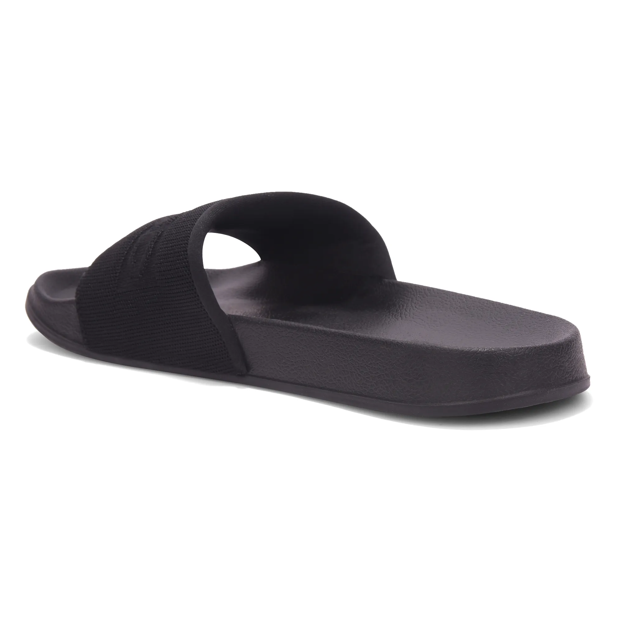 Black Slipper Flip Flops For Men - Thumbnail 7