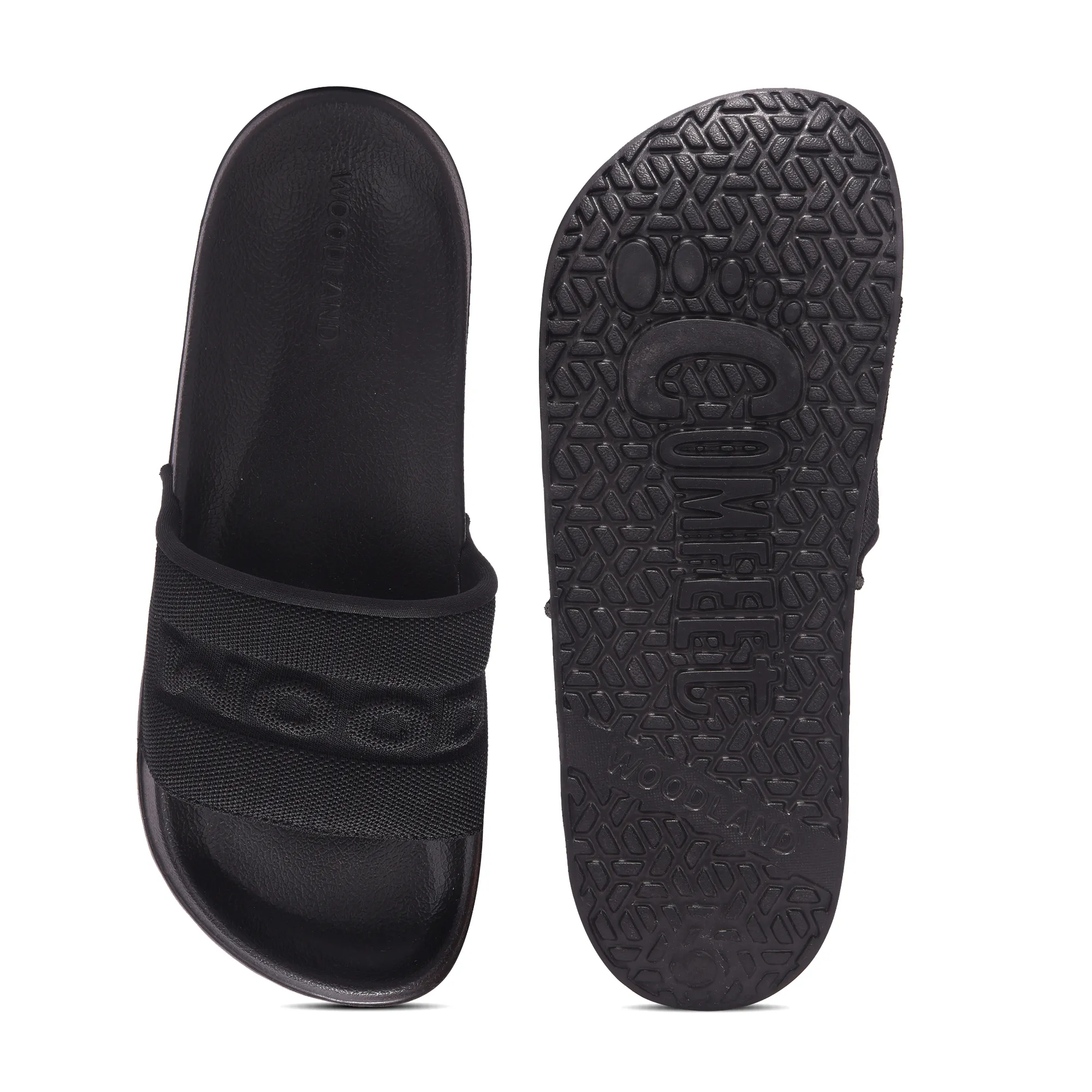 Black Slipper Flip Flops For Men - Thumbnail 9