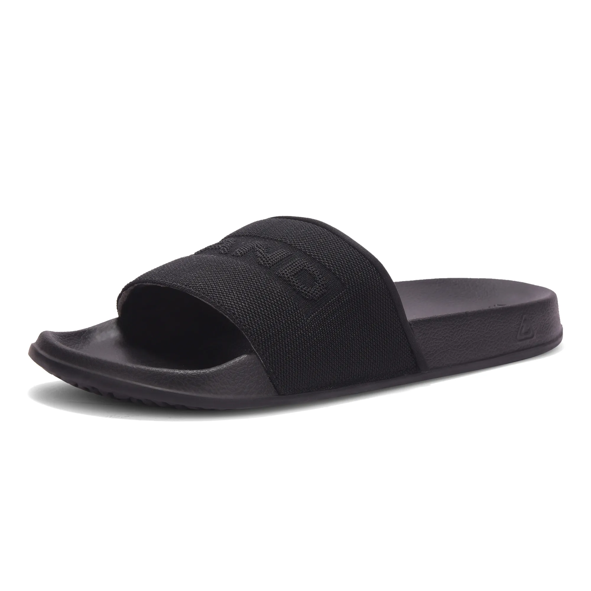 Black Slipper Flip Flops For Men - Thumbnail 11