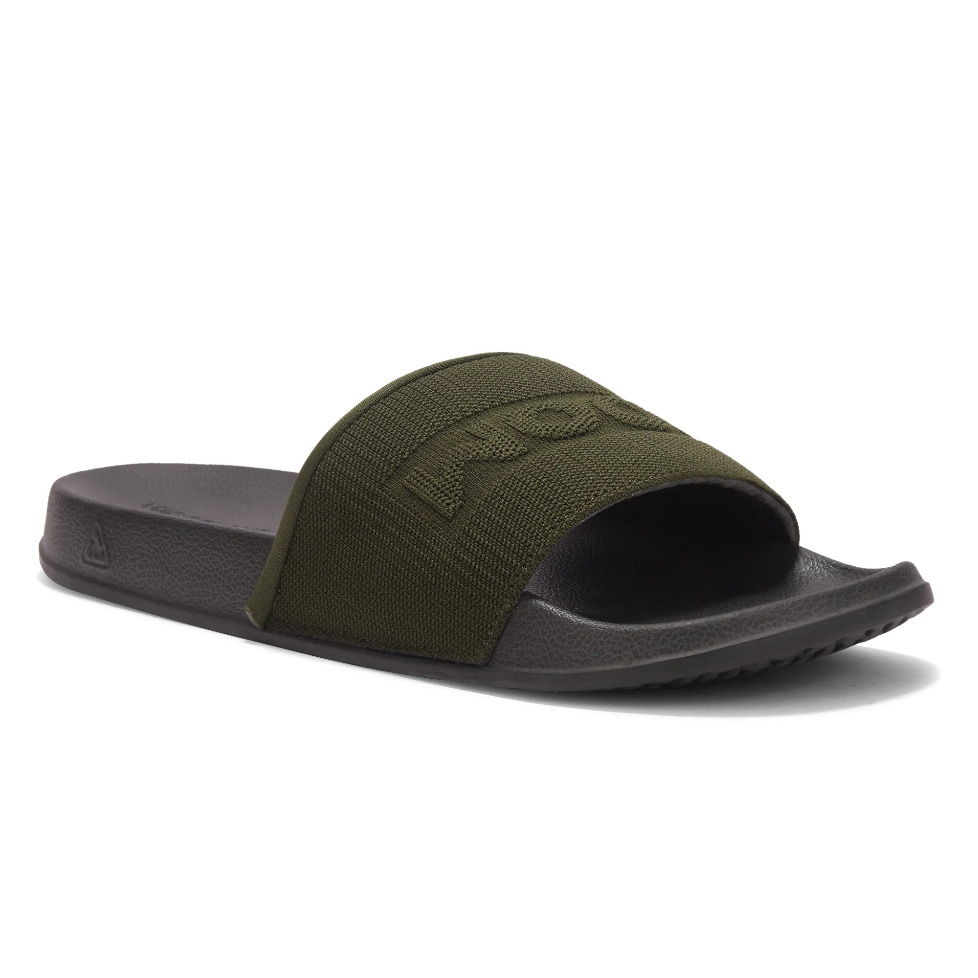 Olive Slipper Flip Flops For Men - Thumbnail 3