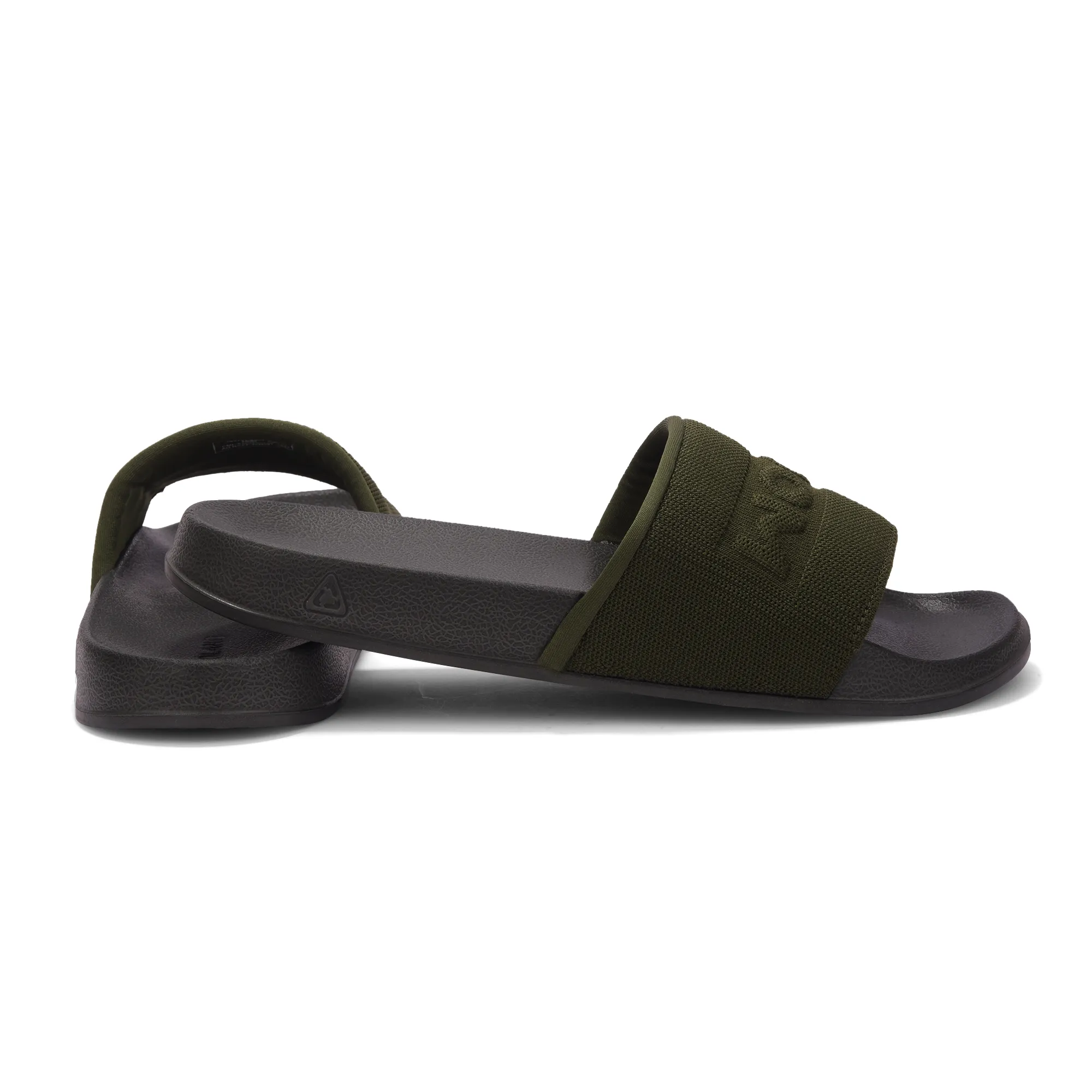 Olive Slipper Flip Flops For Men - Thumbnail 10