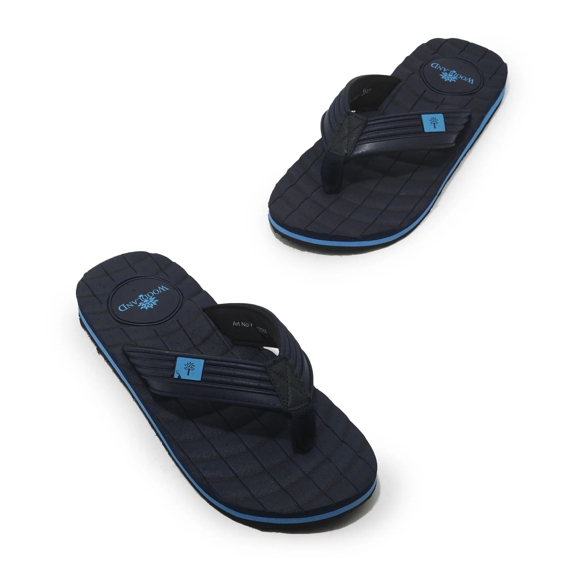 Navy Slipper for men - Thumbnail 2
