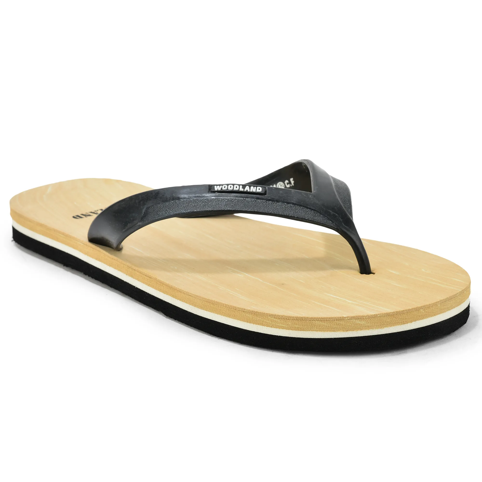 Woodland Men Beige EVA Flip-Flops - Thumbnail 3