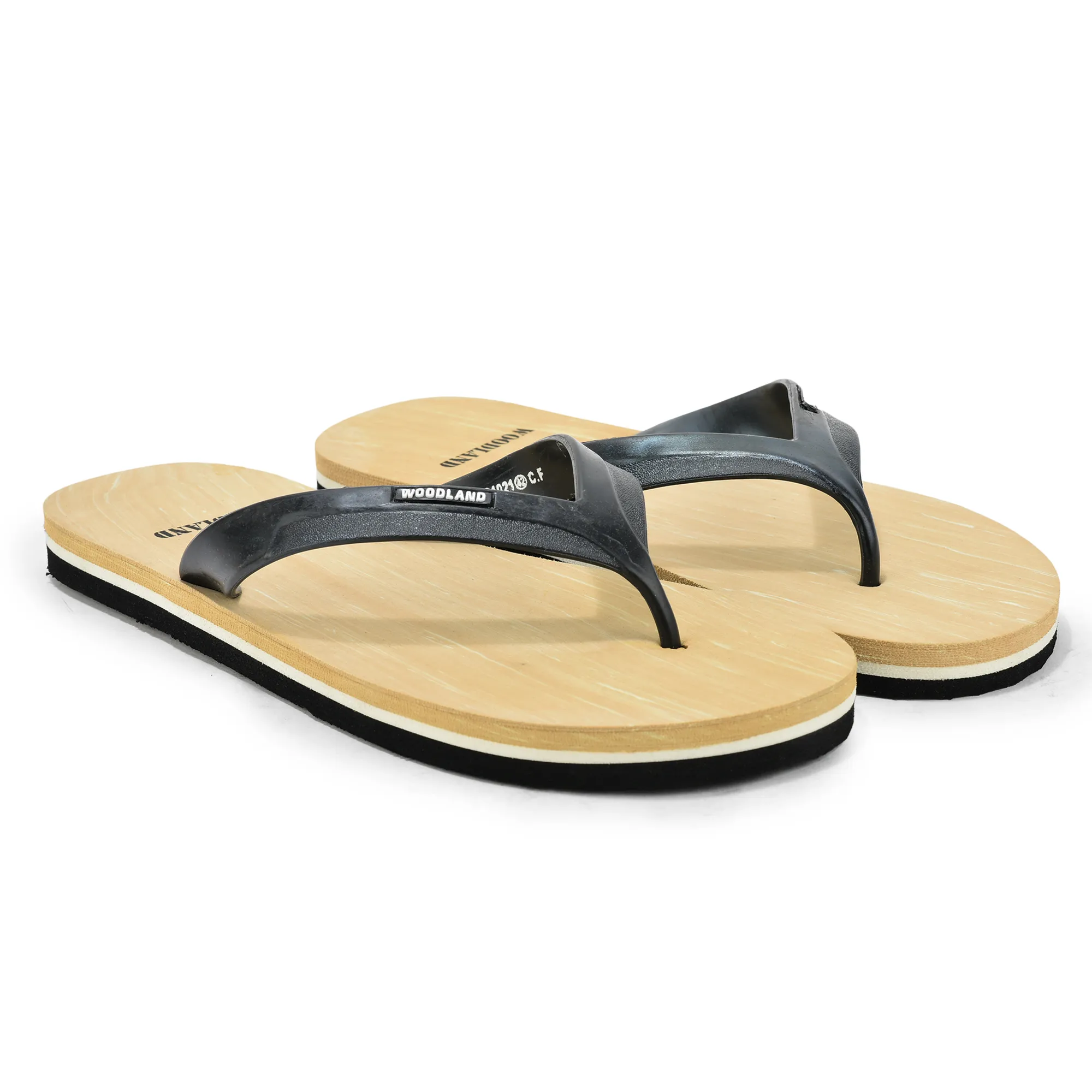 Woodland Men Beige EVA Flip-Flops - Thumbnail 7