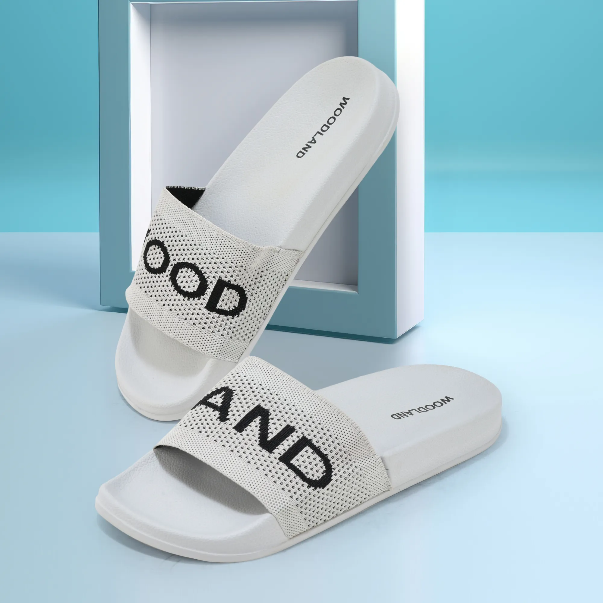 Woodland Men Grey EVA Flip-Flops - Thumbnail 9