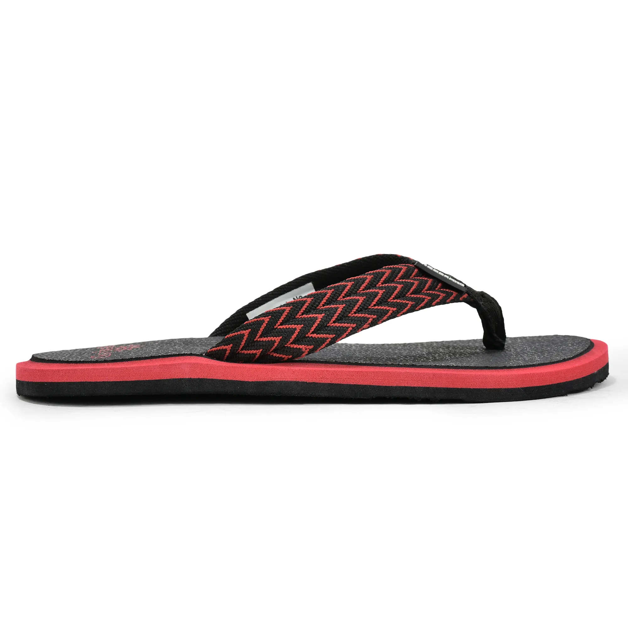 Woodland Black EVA Comfort Flip Flops for Men - Image 1