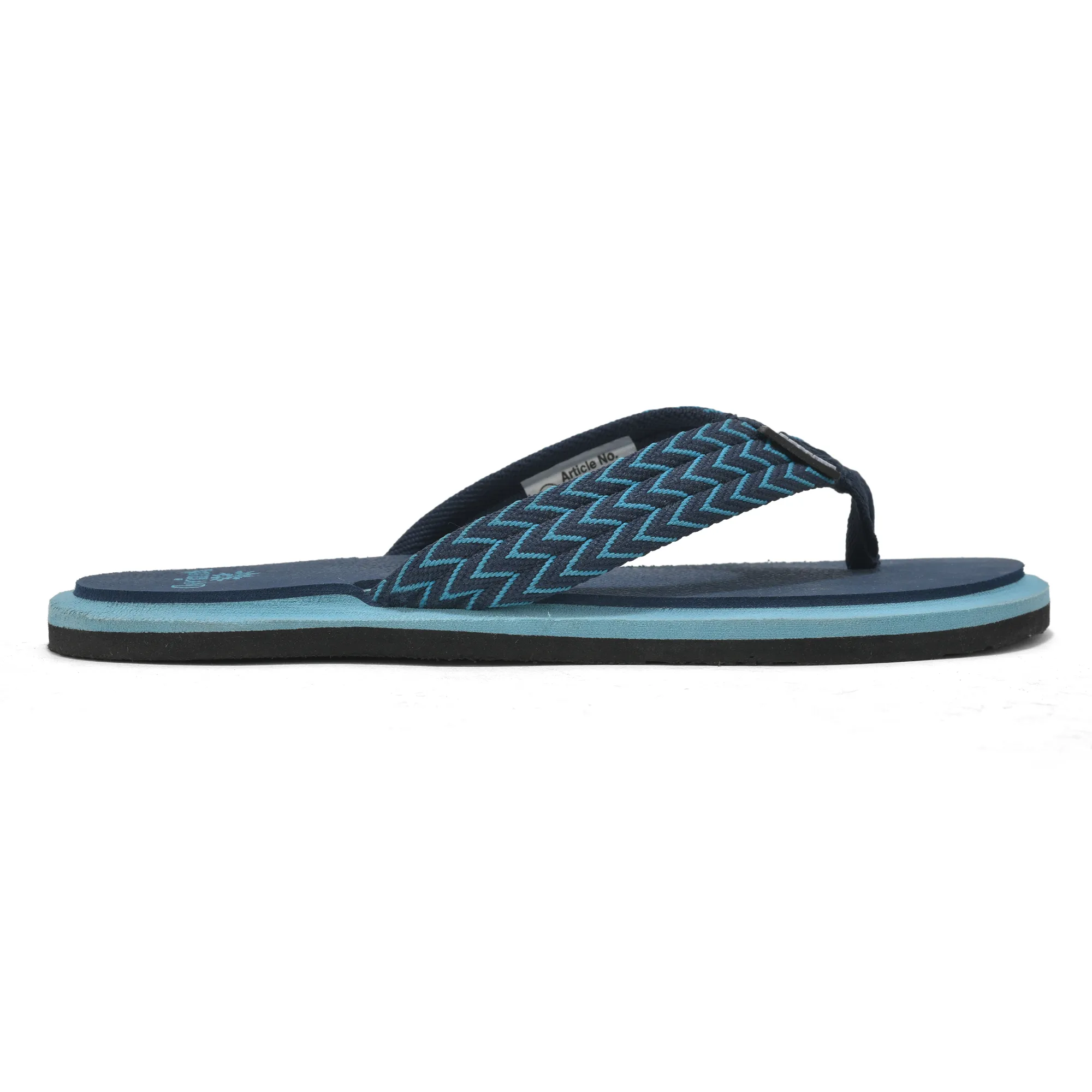Woodland Navy EVA Comfort Flip Flops for Men - Thumbnail 2
