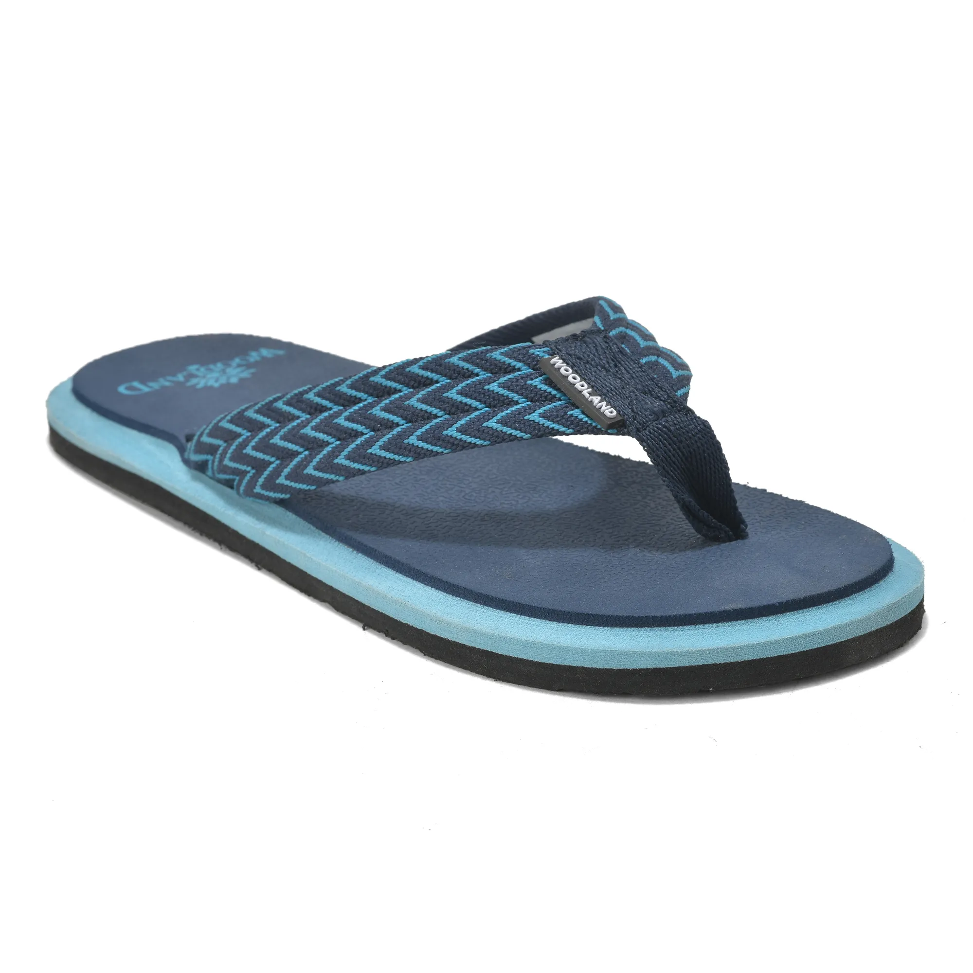 Woodland Navy EVA Comfort Flip Flops for Men - Thumbnail 10