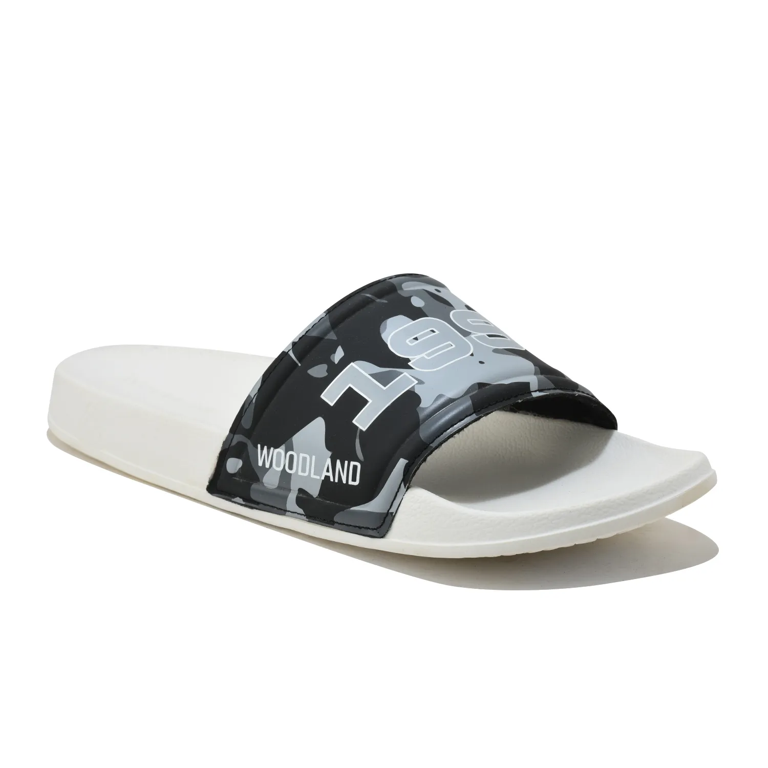 Woodland Outdoor Eva Flip Flops In Cmflg Black - Thumbnail 3