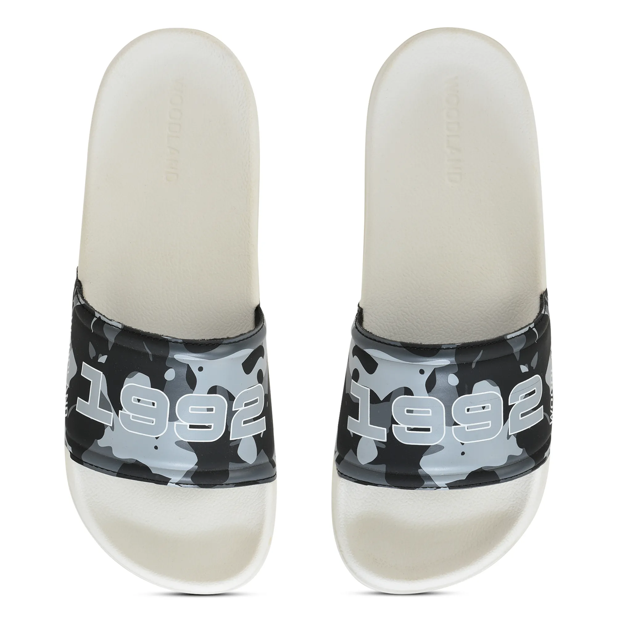 Woodland Outdoor Eva Flip Flops In Cmflg Black - Thumbnail 5