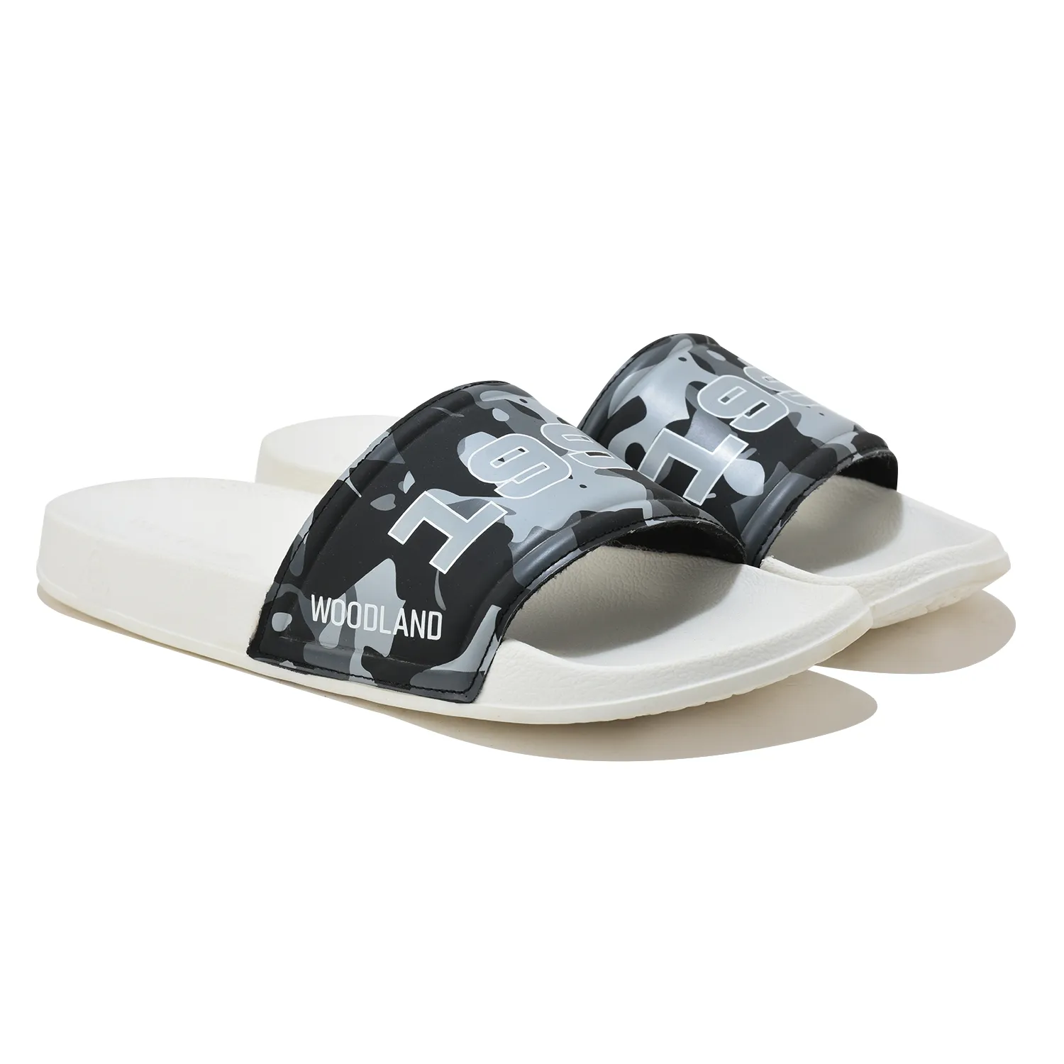 Woodland Outdoor Eva Flip Flops In Cmflg Black - Thumbnail 8