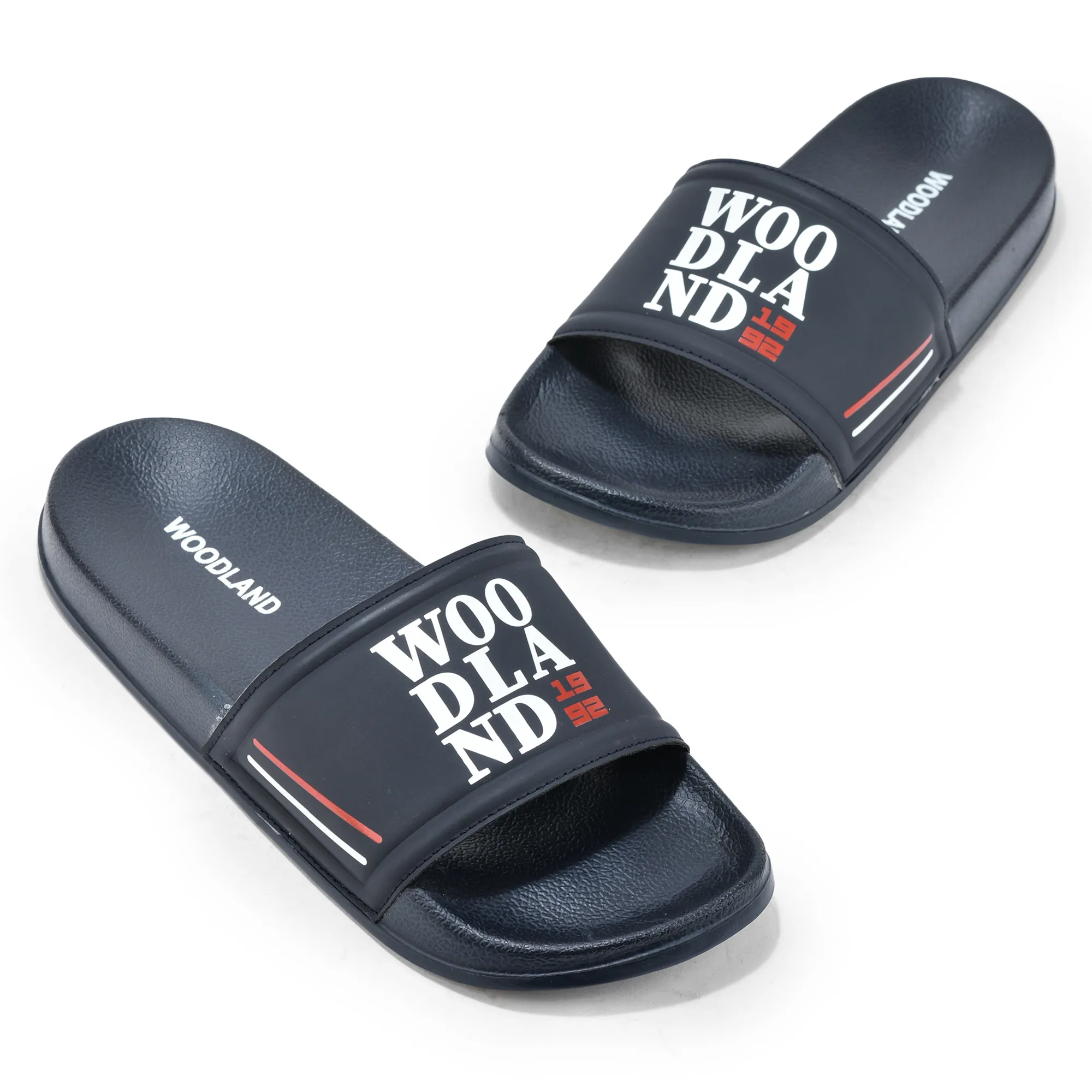 Woodland Navy EVA Comfort Slippers for Men - Thumbnail 2