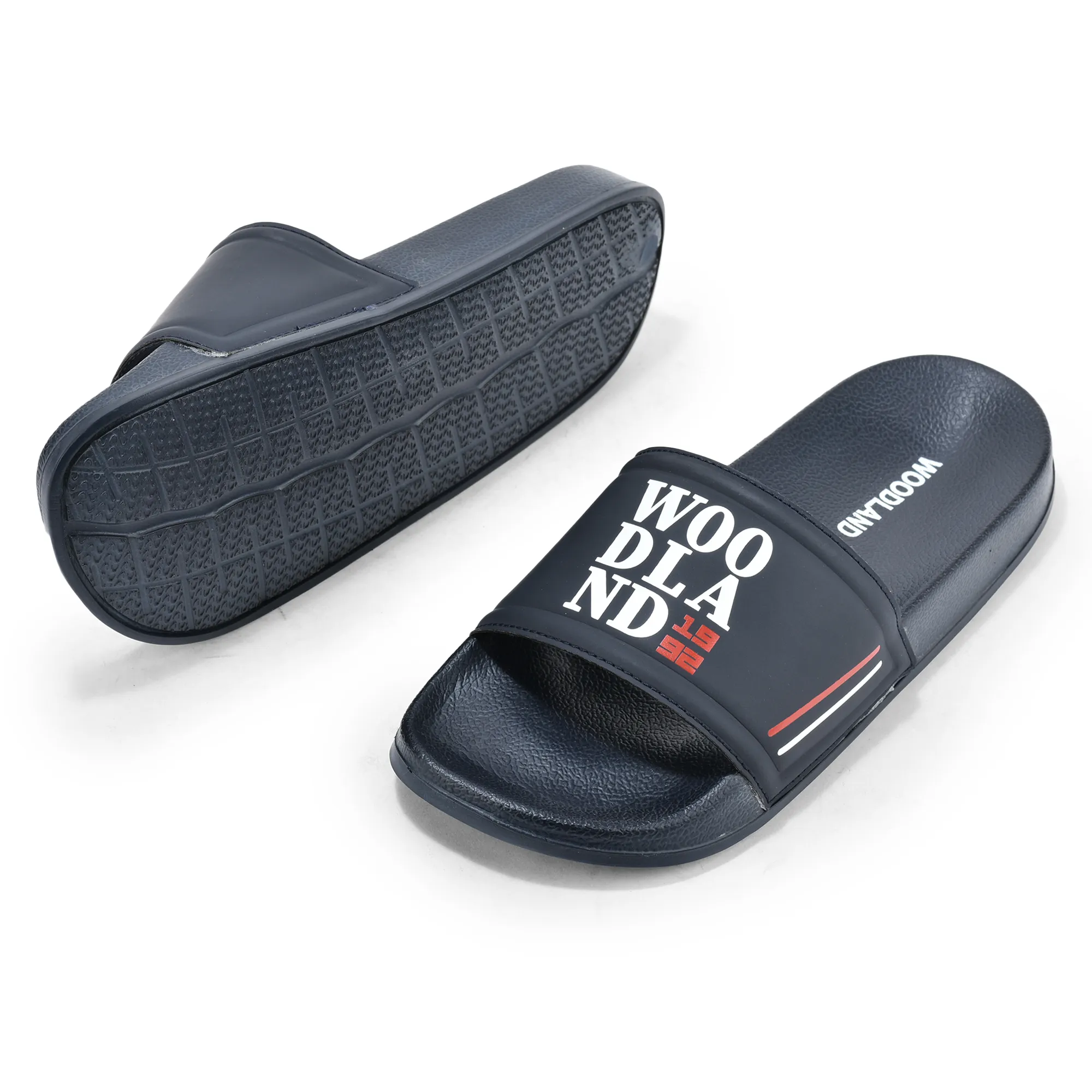 Woodland Navy EVA Comfort Slippers for Men - Thumbnail 5