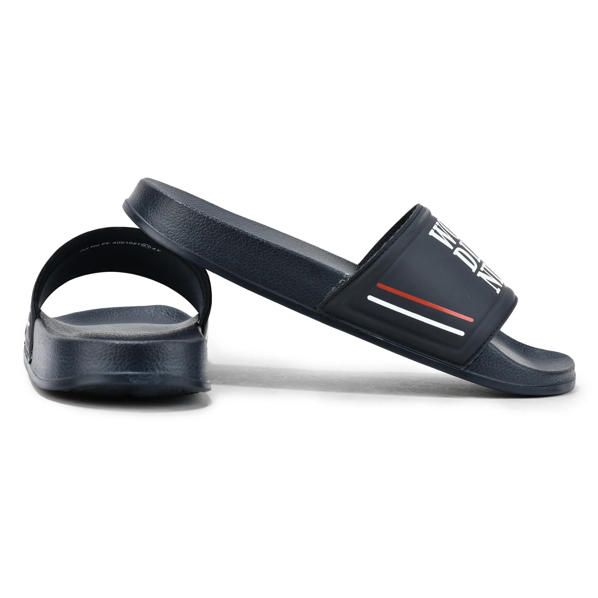 Woodland Navy EVA Comfort Slippers for Men - Thumbnail 10