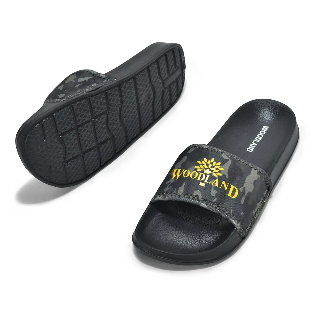 Camouflage Green Slide Sandal for Men - Thumbnail 4