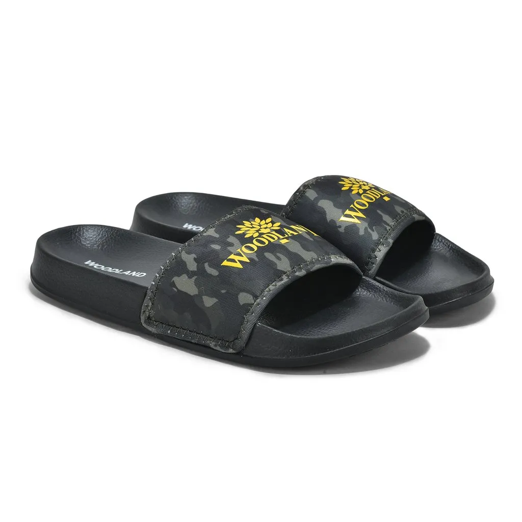 Camouflage Green Slide Sandal for Men - Thumbnail 6