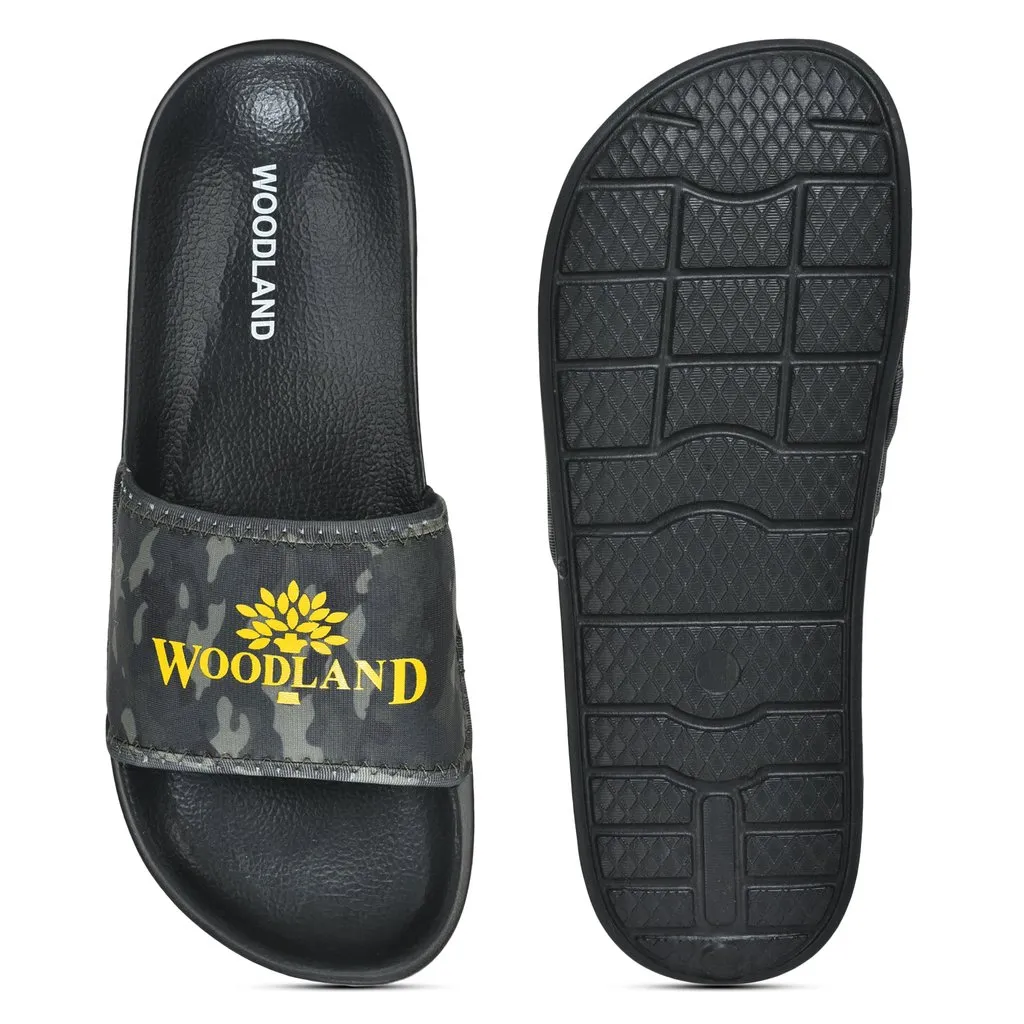 Camouflage Green Slide Sandal for Men - Thumbnail 7