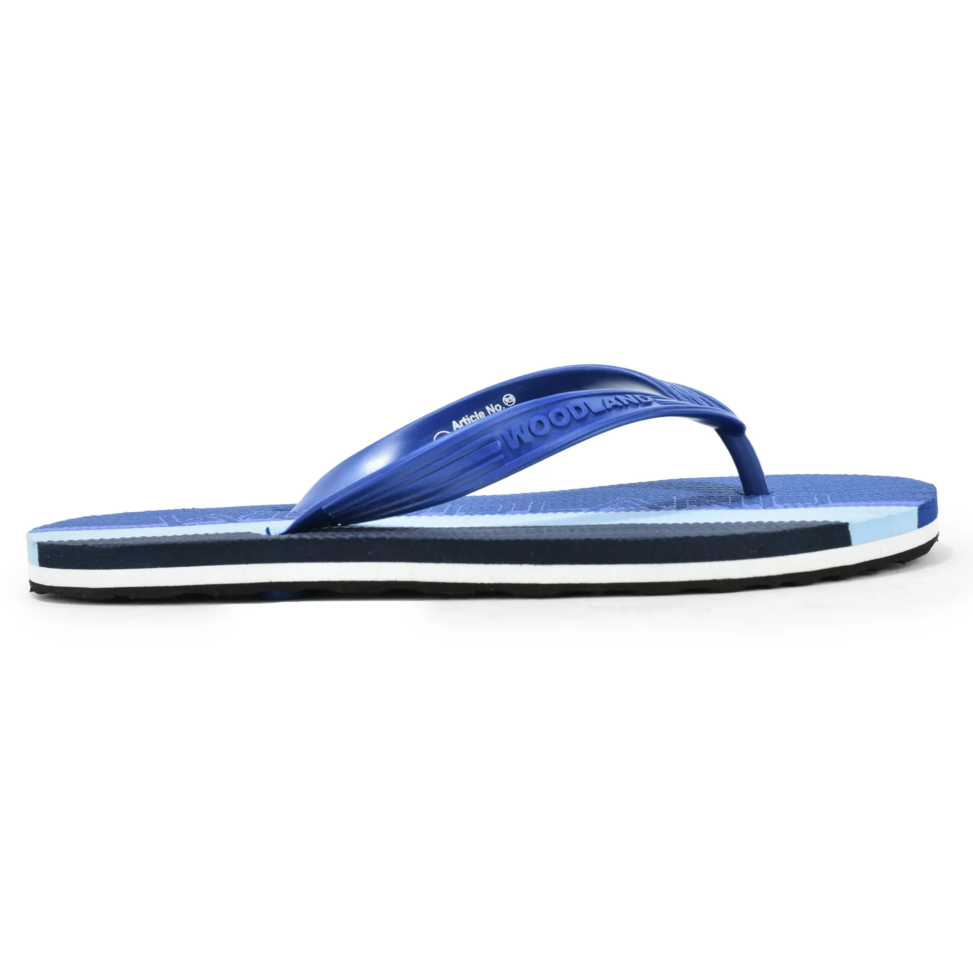 Woodland Men Blue EVA Flip-Flops - Thumbnail 2