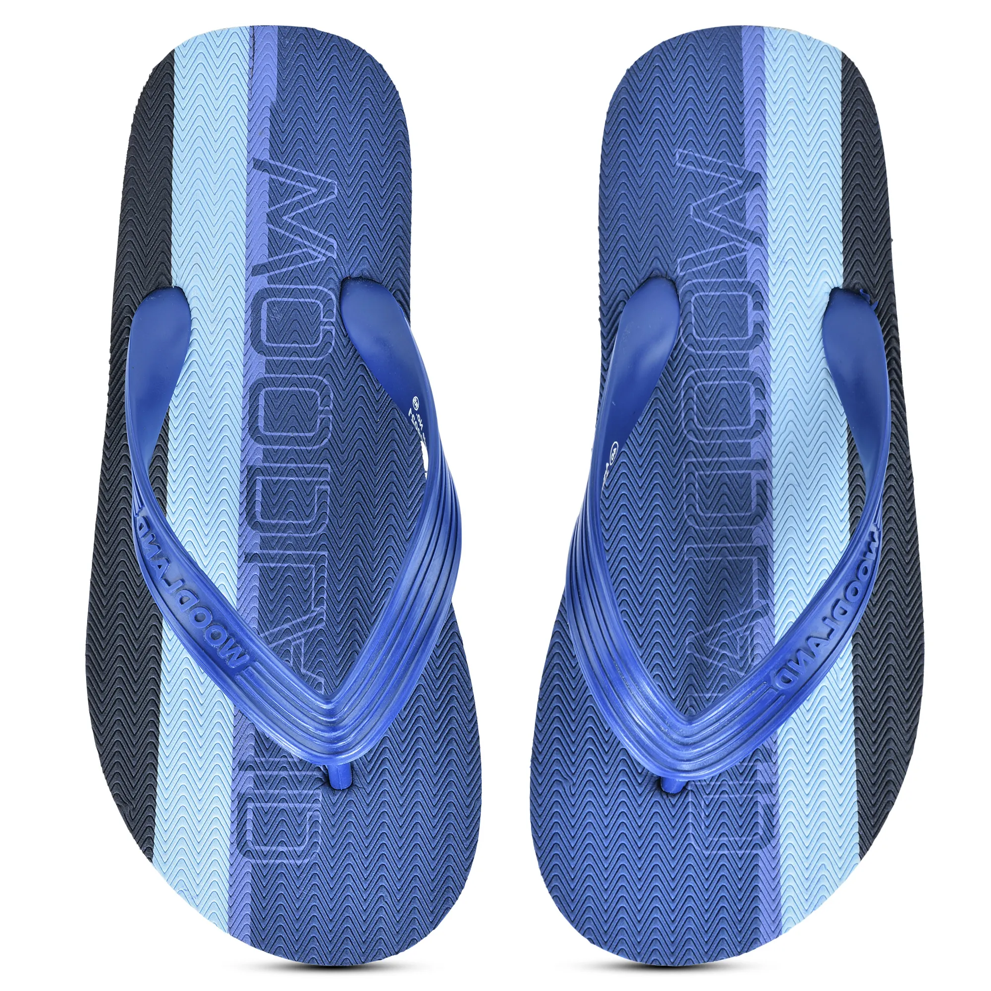 Woodland Men Blue EVA Flip-Flops - Thumbnail 5