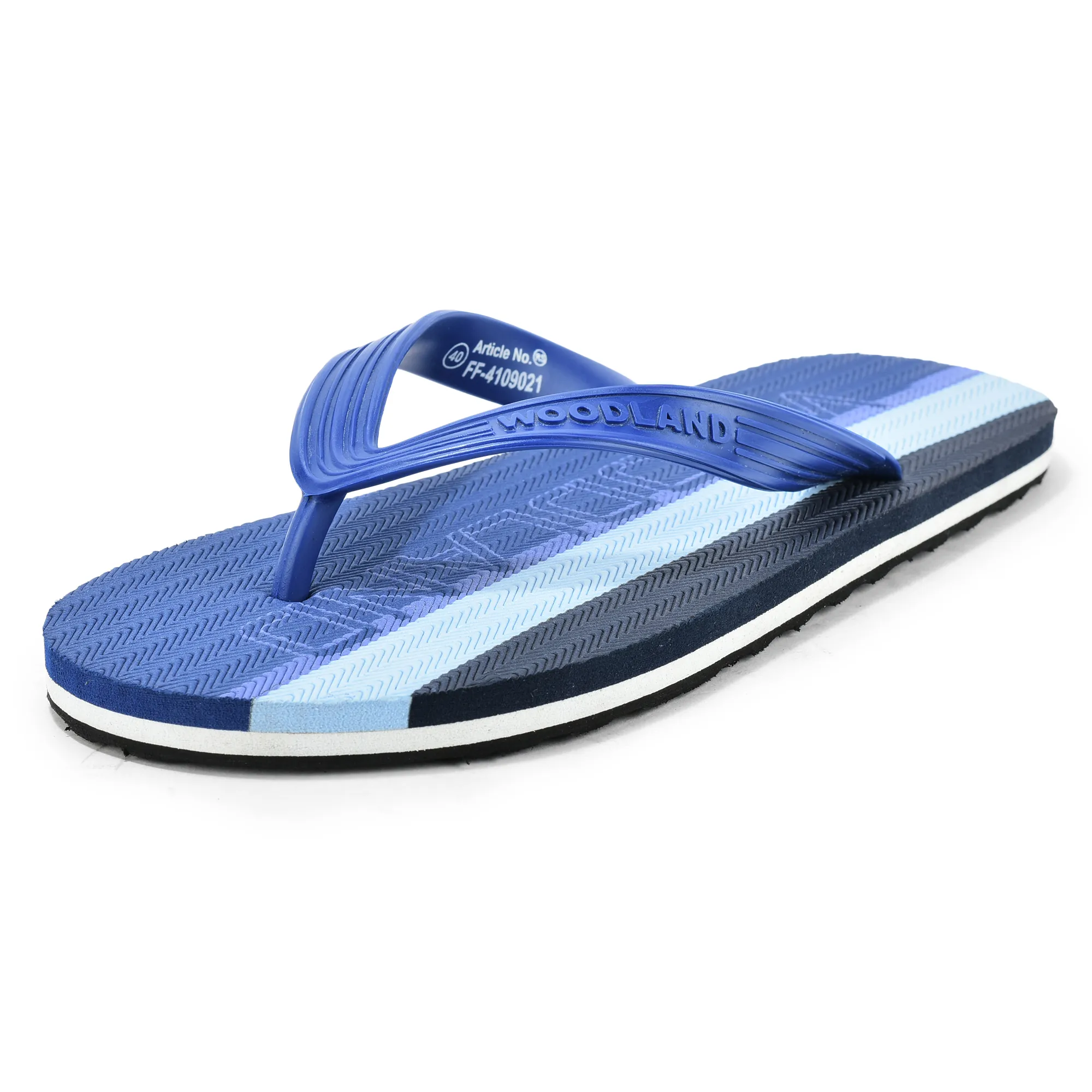 Woodland Men Blue EVA Flip-Flops - Thumbnail 11