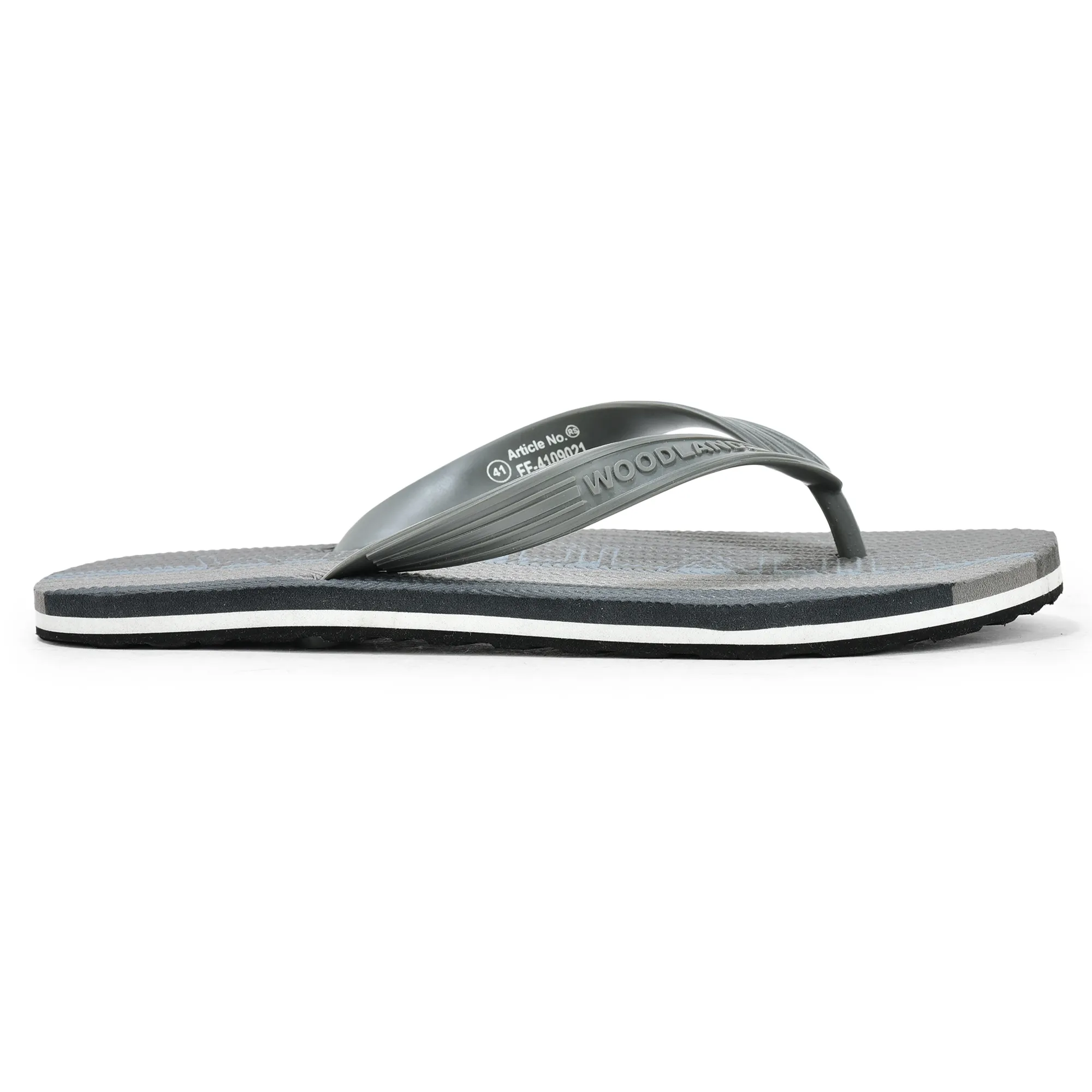 Woodland Men Grey EVA Flip-Flops - Image 1