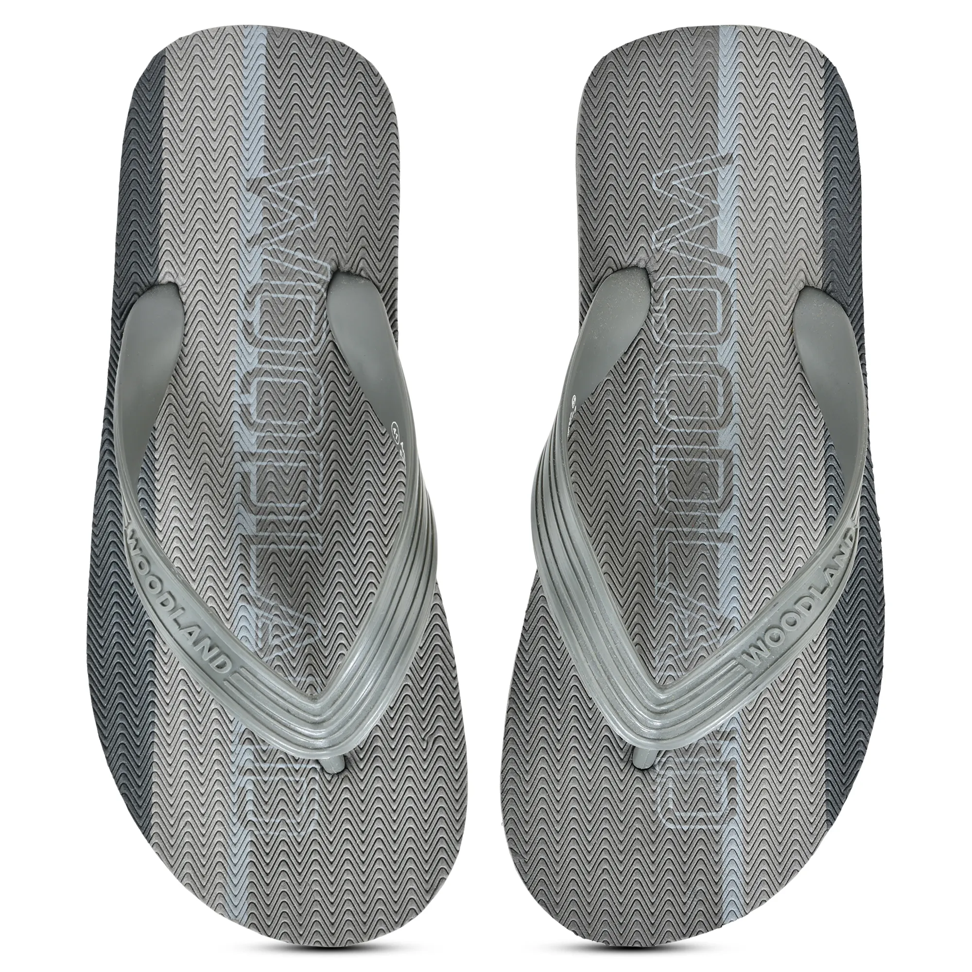 Woodland Men Grey EVA Flip-Flops - Thumbnail 4