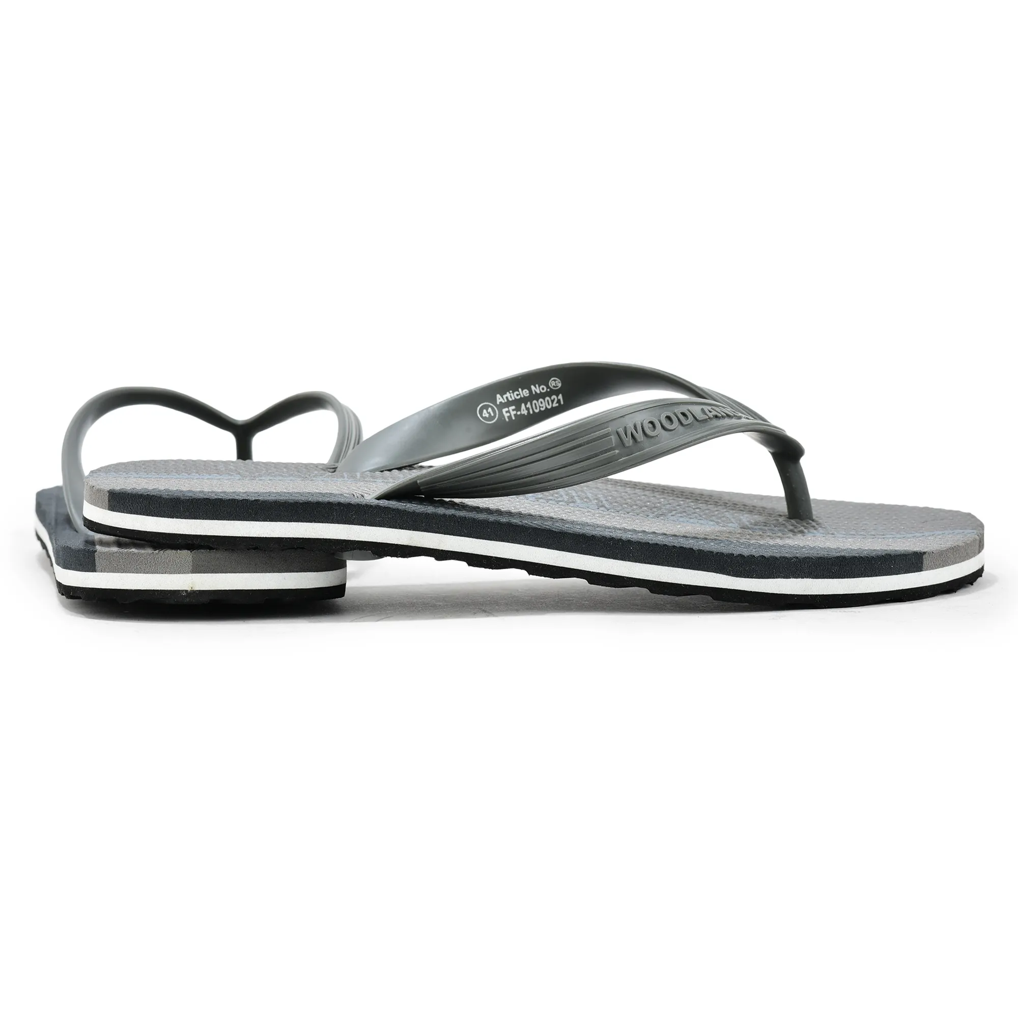 Woodland Men Grey EVA Flip-Flops - Thumbnail 10