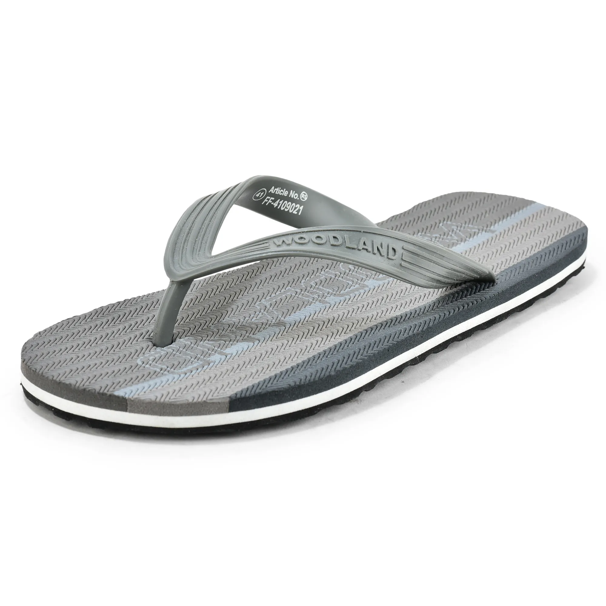 Woodland Men Grey EVA Flip-Flops - Thumbnail 11