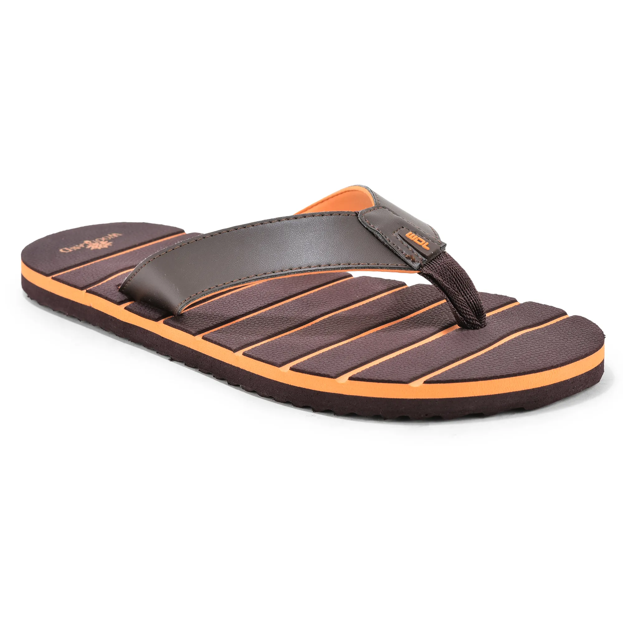Woodland Men Brown Lightweight EVA Flip-Flops - Thumbnail 3