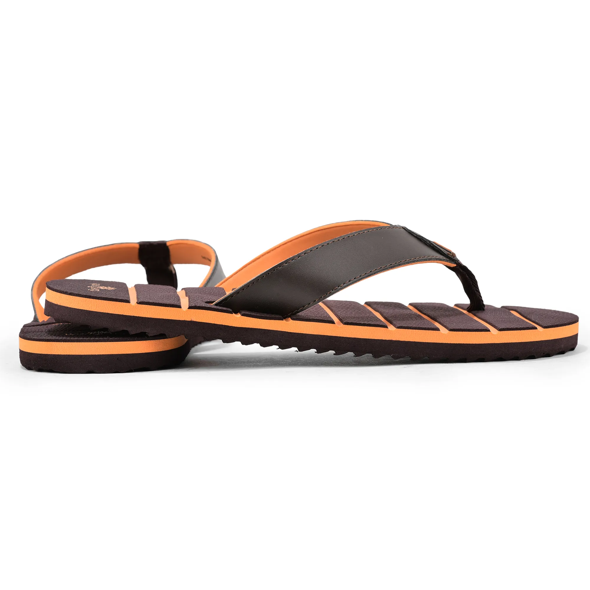 Woodland Men Brown Lightweight EVA Flip-Flops - Thumbnail 10