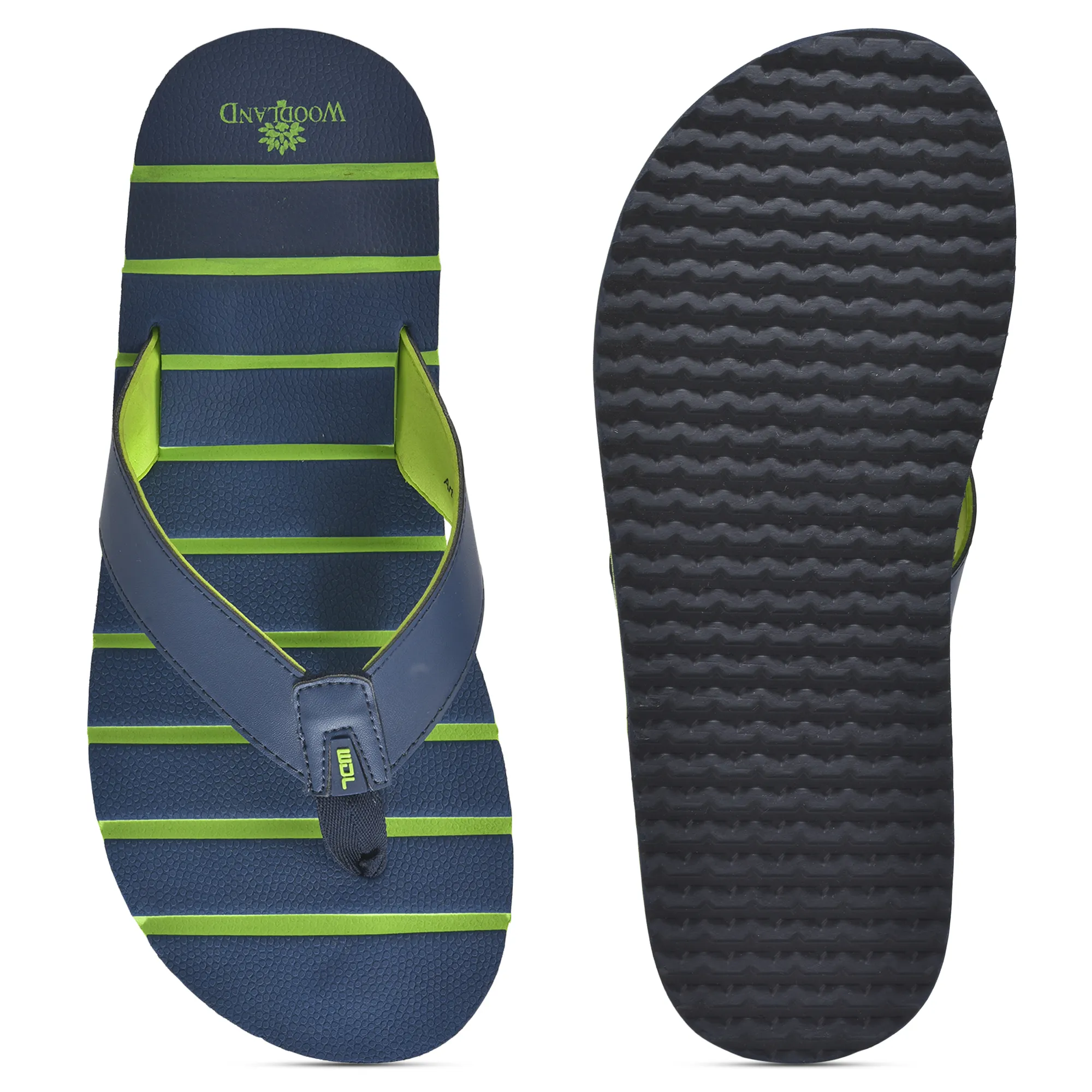 Woodland Men Navy Lightweight EVA Flip-Flops - Thumbnail 9