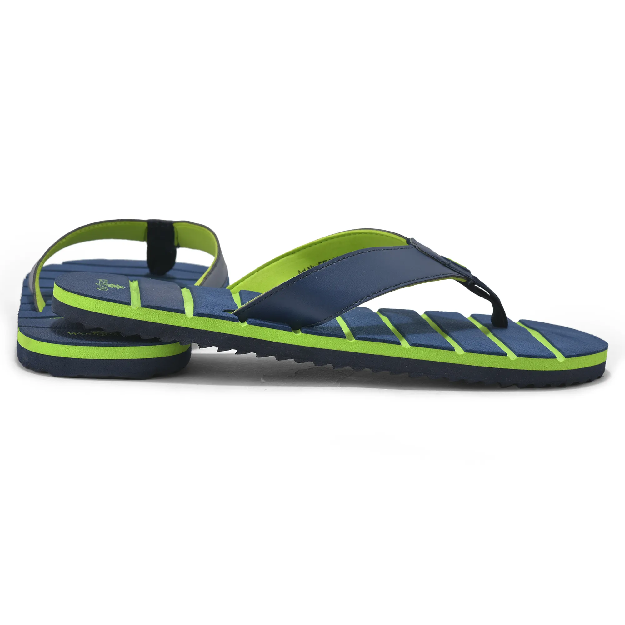 Woodland Men Navy Lightweight EVA Flip-Flops - Thumbnail 10