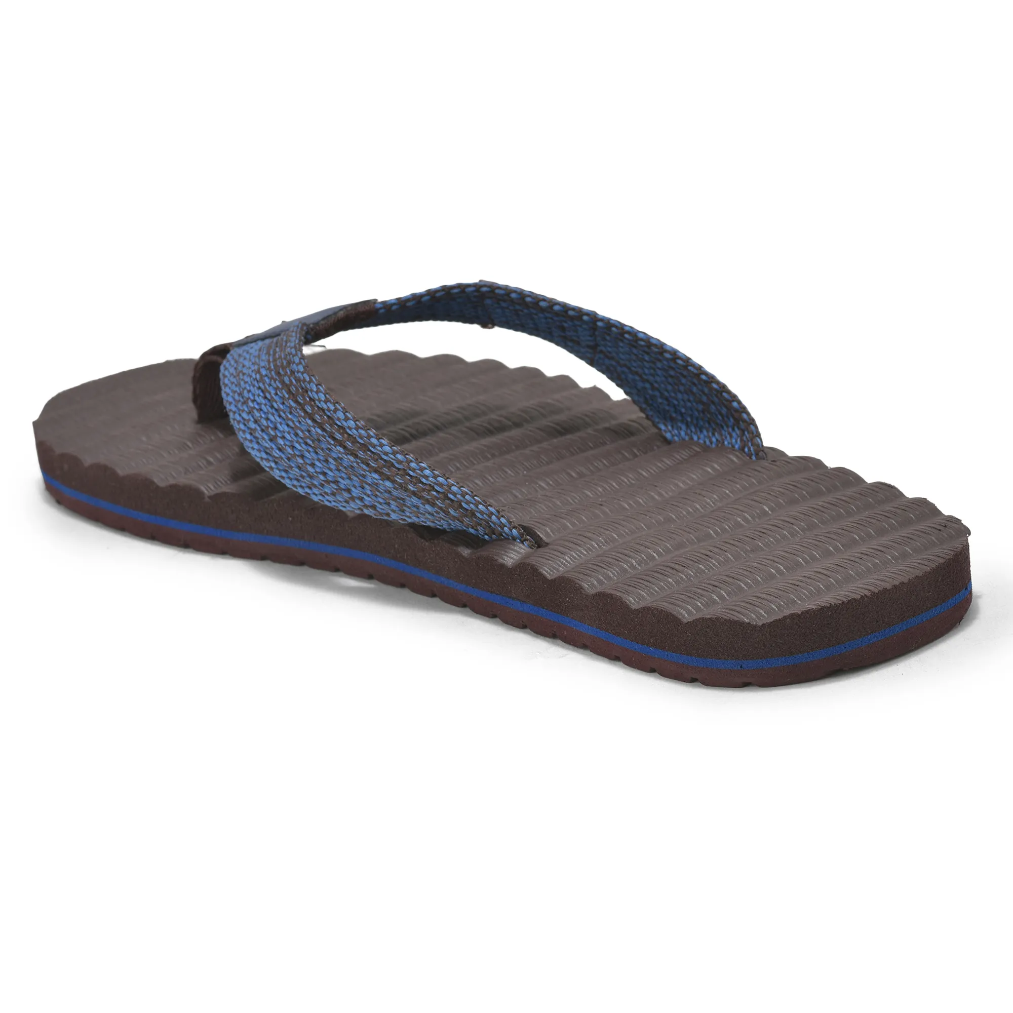 Woodland Men Textured EVA Rubber Flip Flops - Thumbnail 6