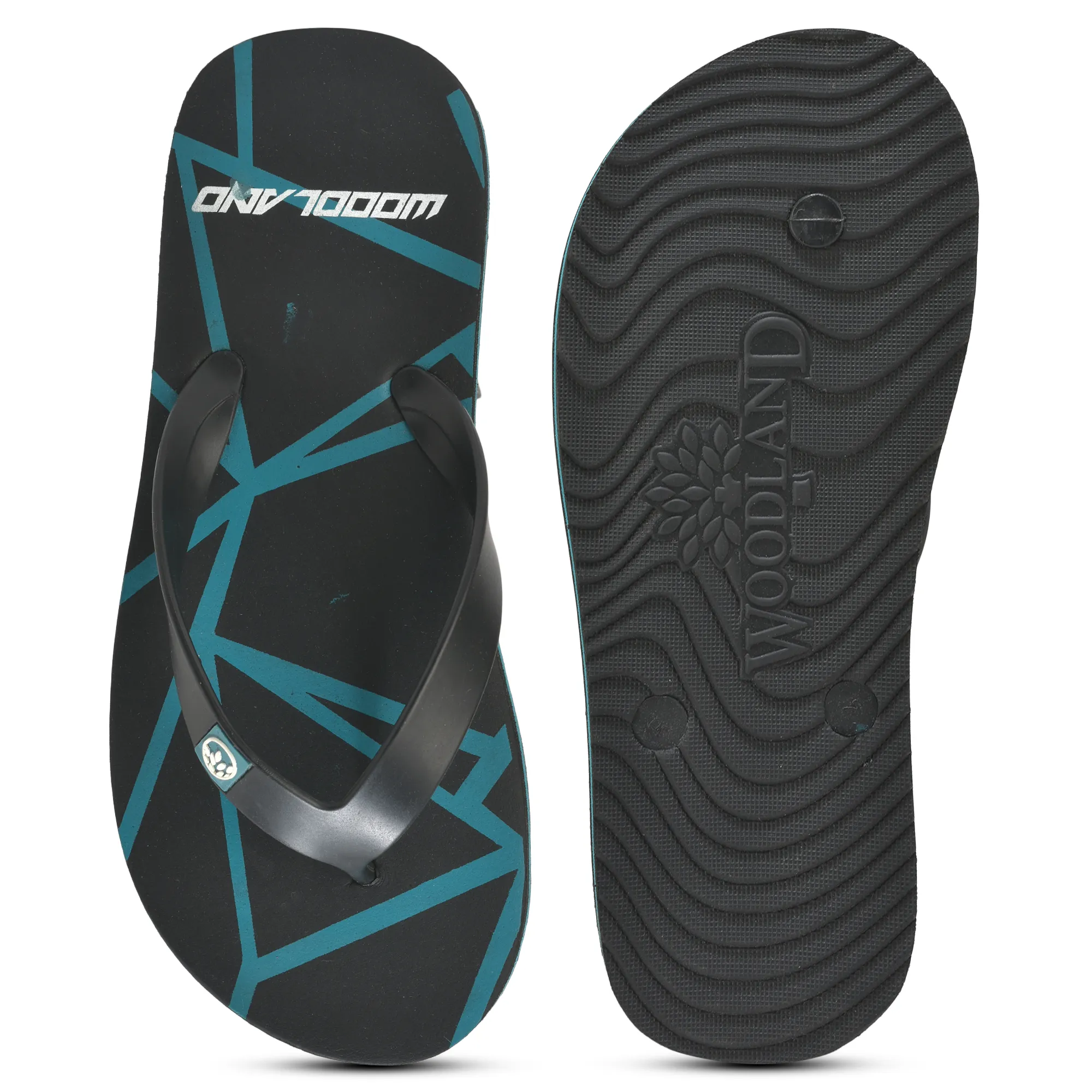 Woodland Relaxed Fit Black Men EVA Flip Flop Slippers - Thumbnail 8